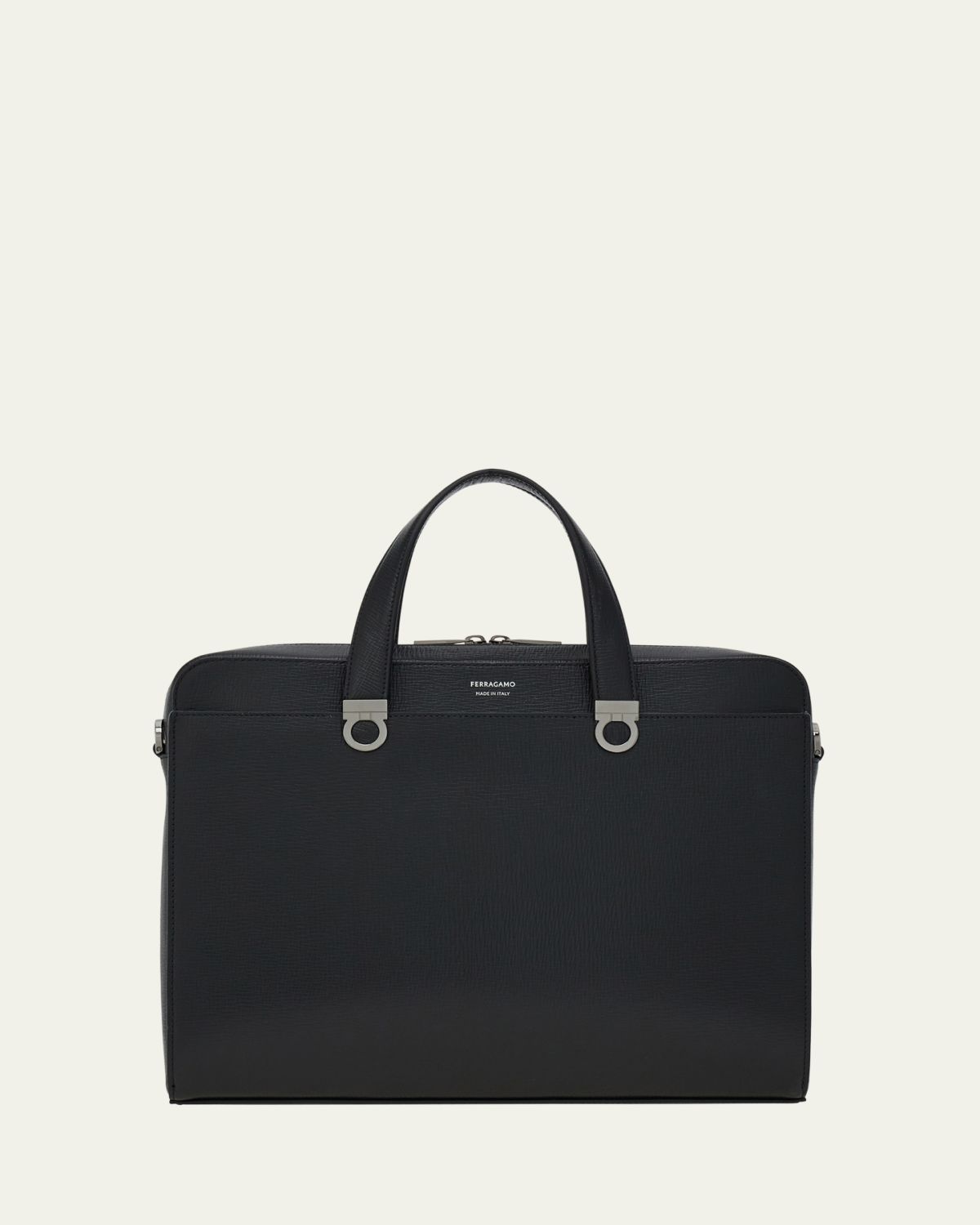Ferragamo Men's Trading Leather Briefcase