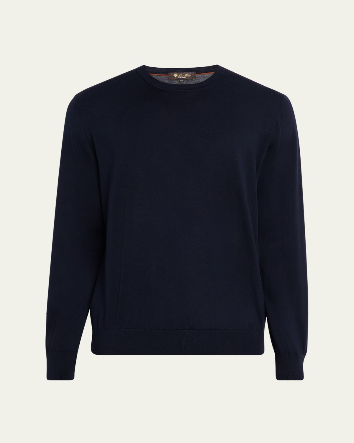 Loro Piana Men's Cotton Crewneck Sweater