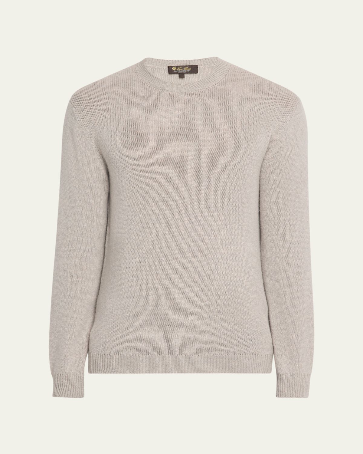 Loro Piana Men's Fobello Baby Cashmere Crewneck Sweater