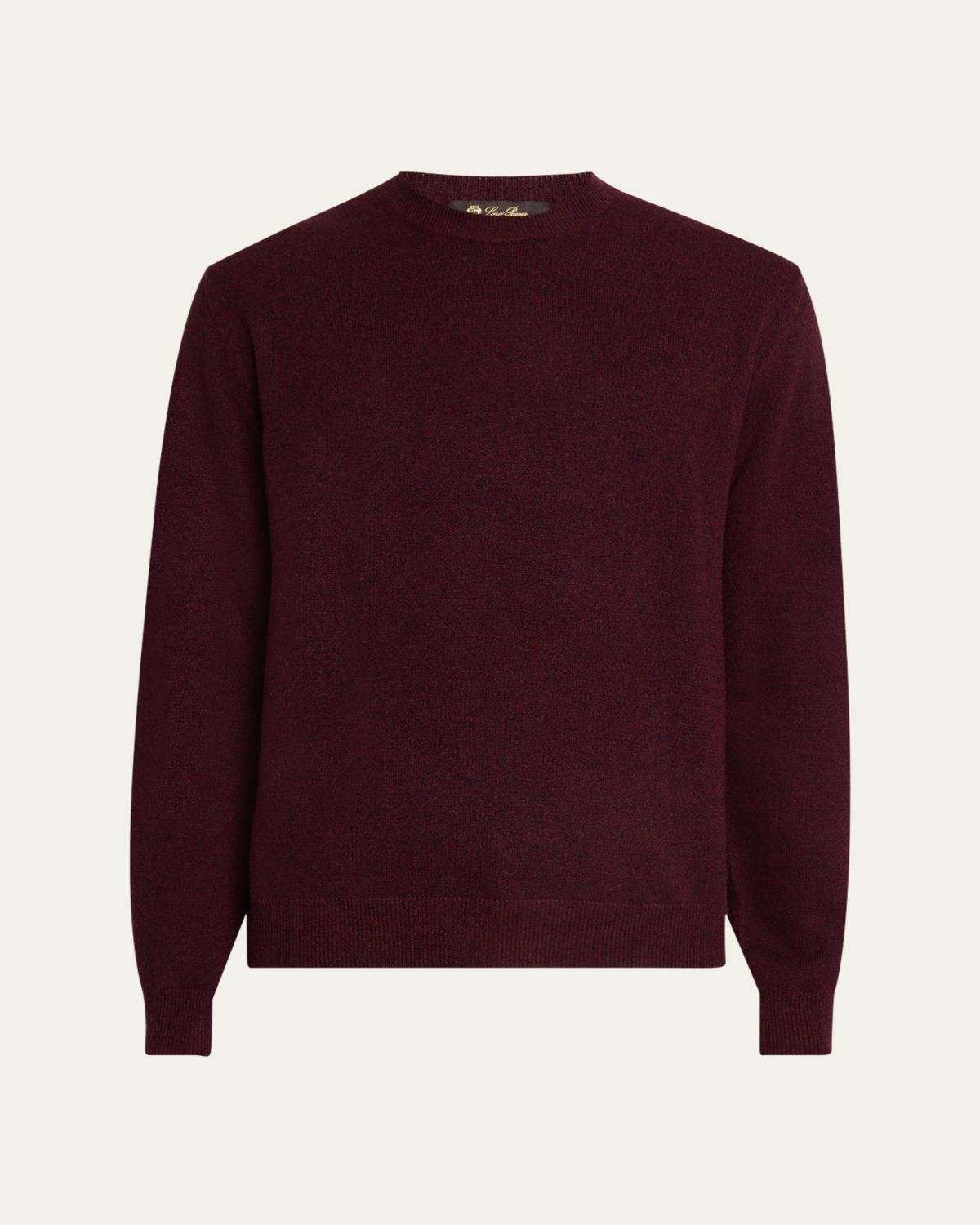 Loro Piana Men's Colonno Cashmere and Silk Crewneck Sweater