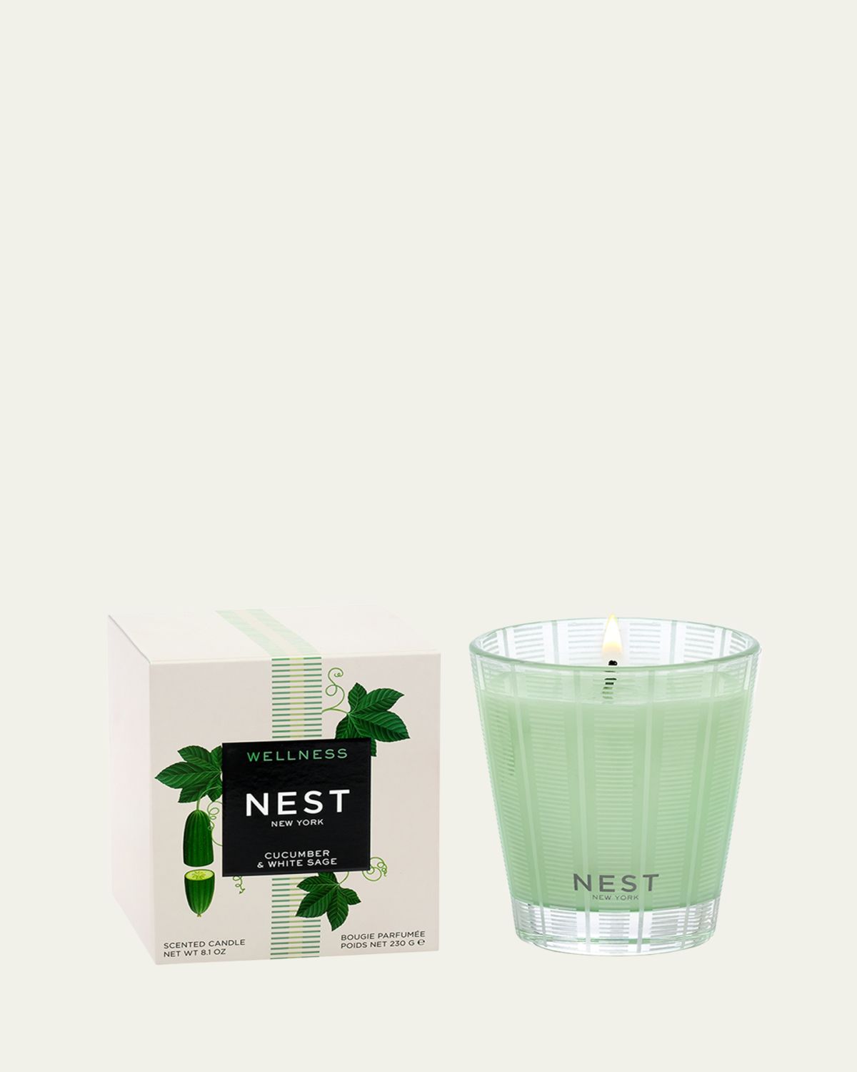 NEST New York Cucumber & White Sage Candle, 8.1 oz. | Thumbnail 4