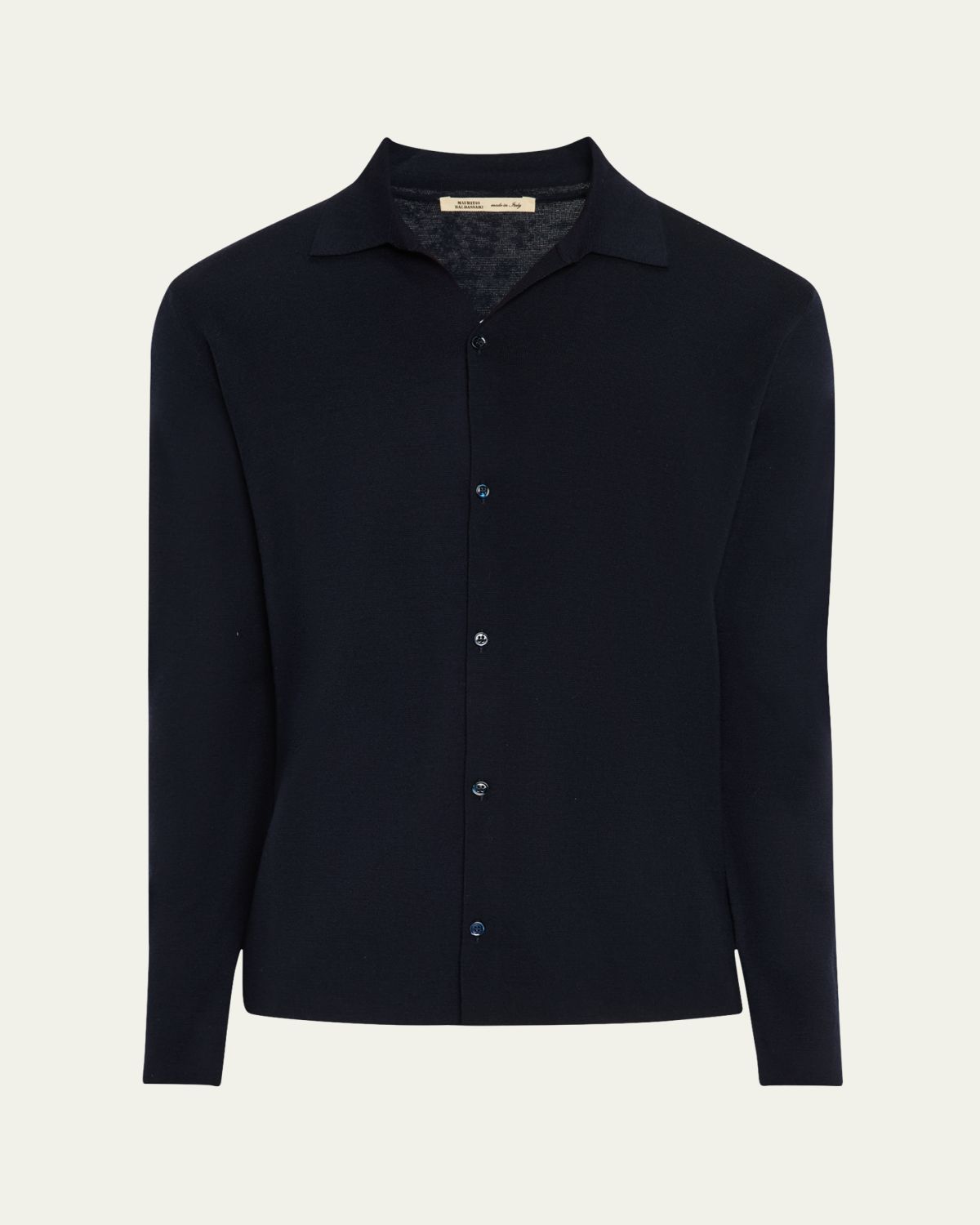 Maurizio Baldassari Men's Wool Knit Overshirt