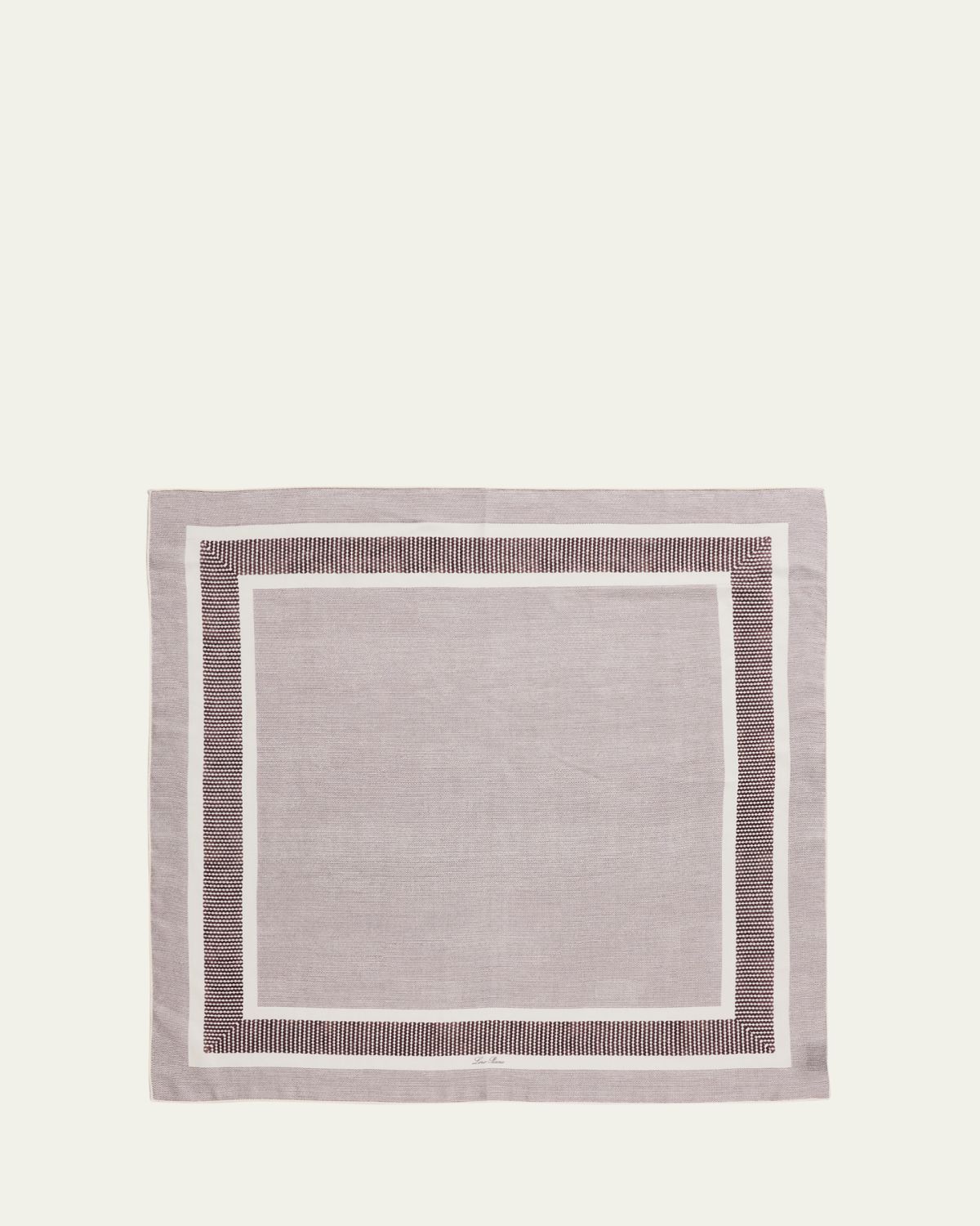 Loro Piana Men's Marea Silk and Linen Foulard