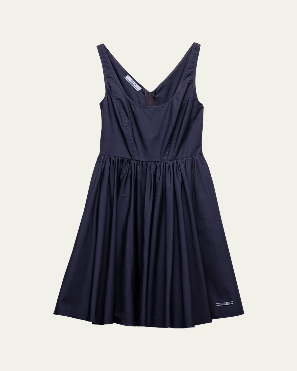 Prada Fit-Flare Mini Dress