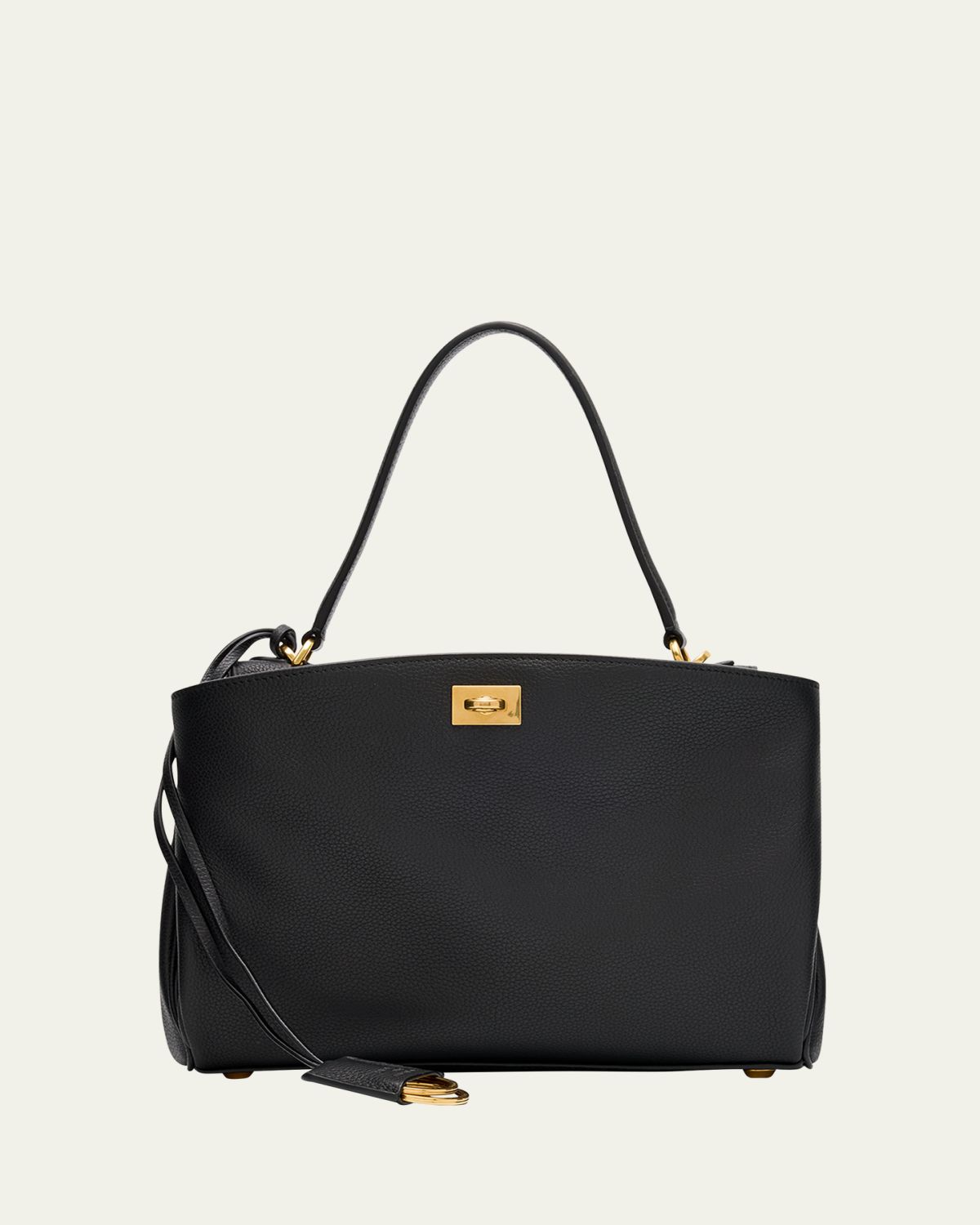 Balenciaga Rodeo Small Grained Leather Top-Handle Bag