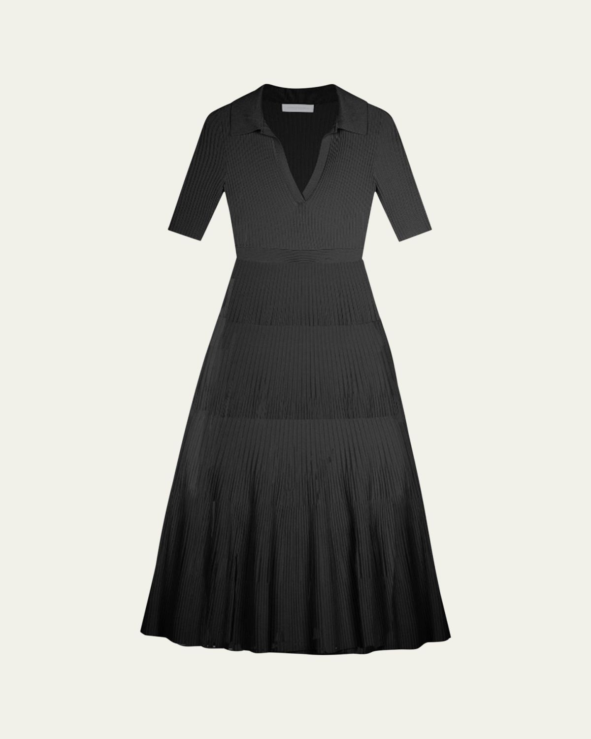 SIMKHAI Pati Short-Sleeve Polo Midi Dress | Thumbnail 5 SIMKHAI Pati Short-Sleeve Polo Midi Dress | Thumbnail 5