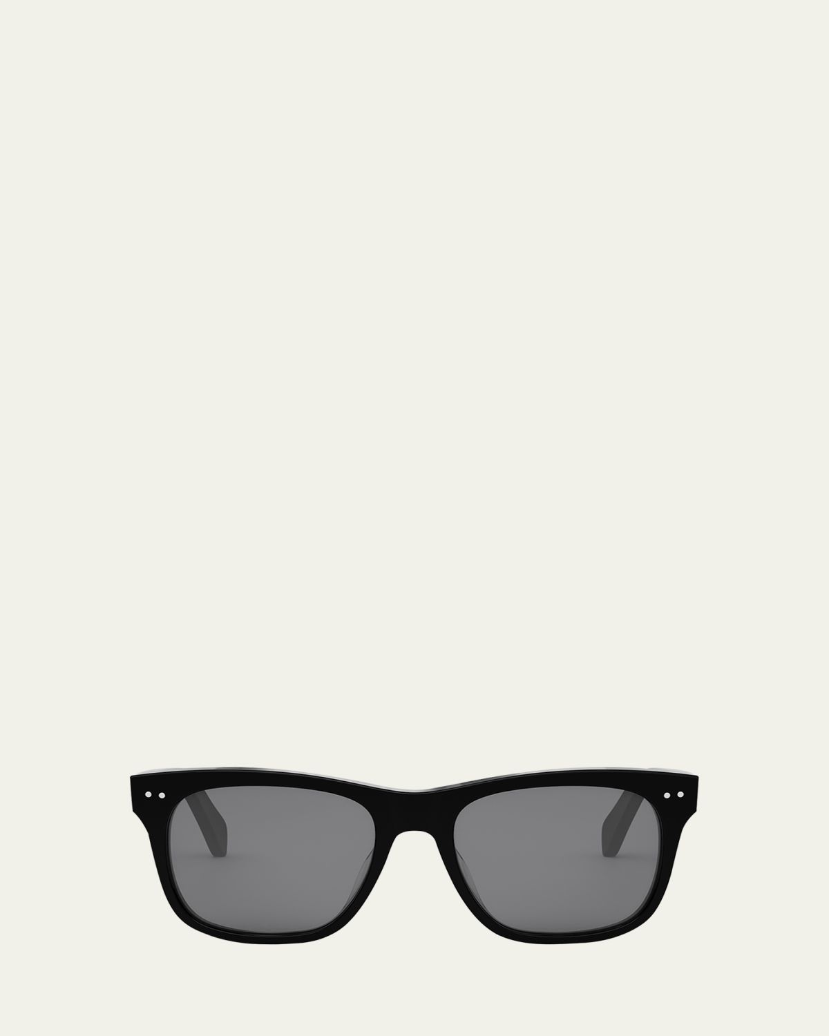Celine Men's  Thin Acetate Square Sunglasses