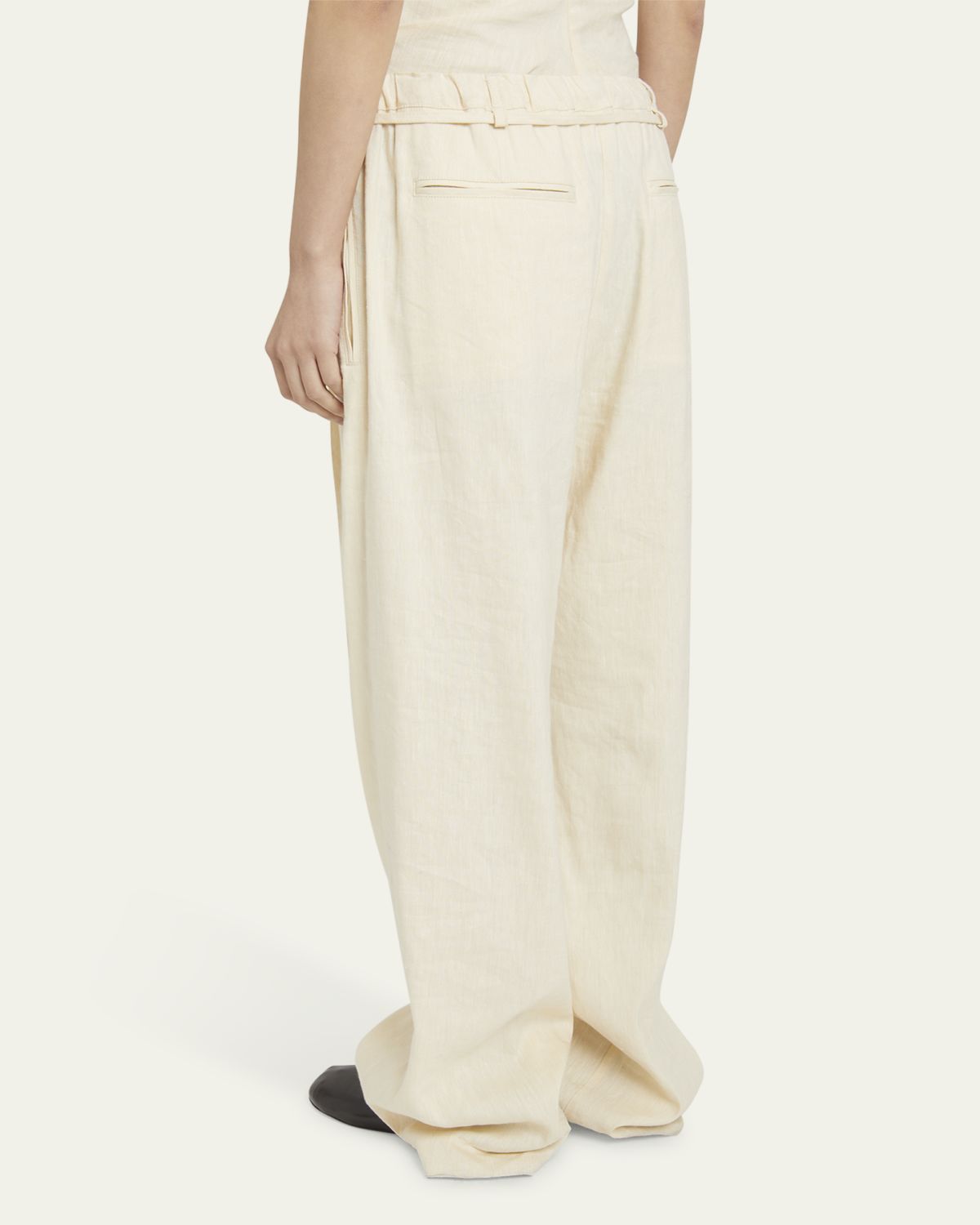 Proenza Schouler White Label Magnus Linen Slub Pants | Thumbnail 3