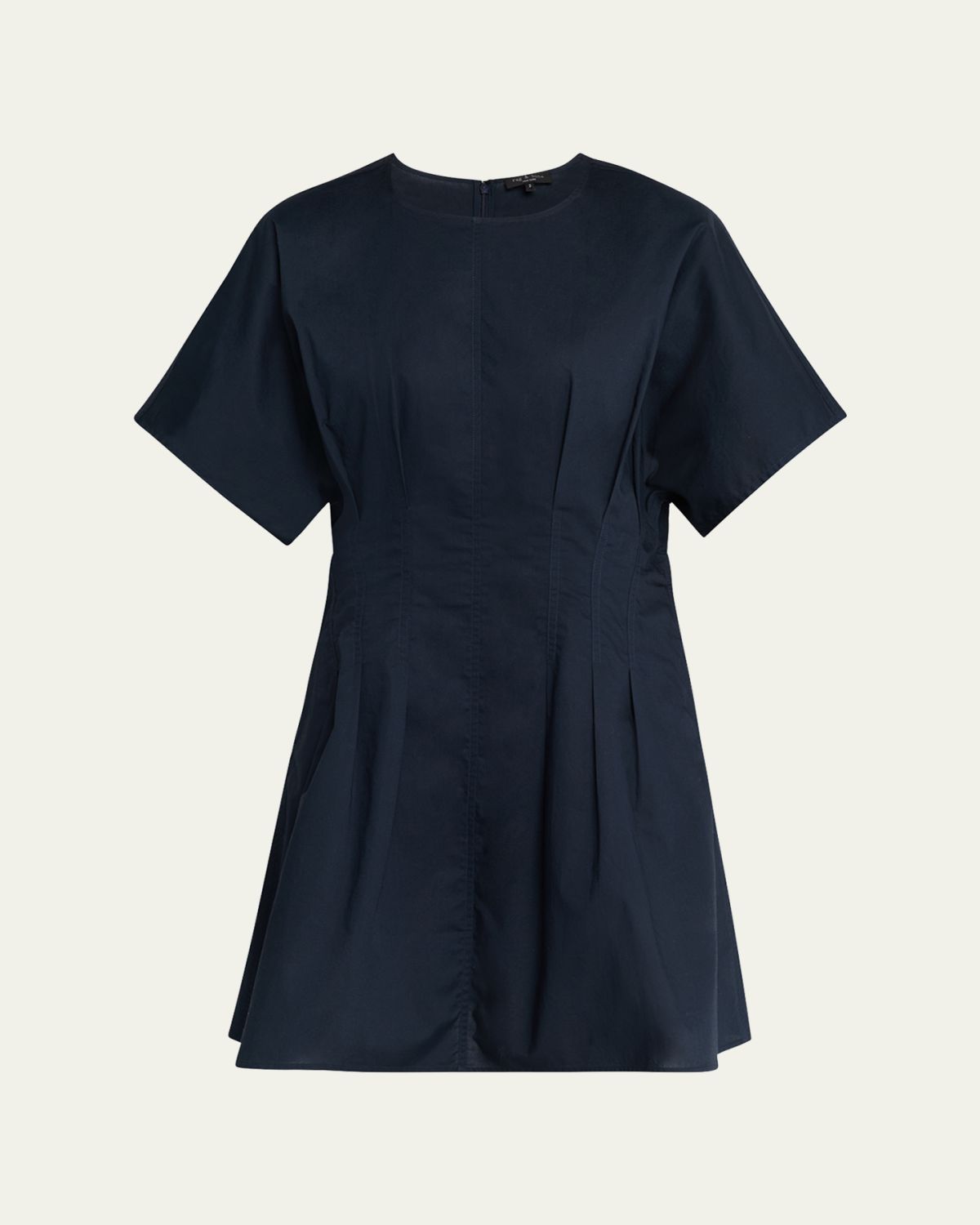 Rag & Bone Maddie Short-Sleeve Poplin Dress