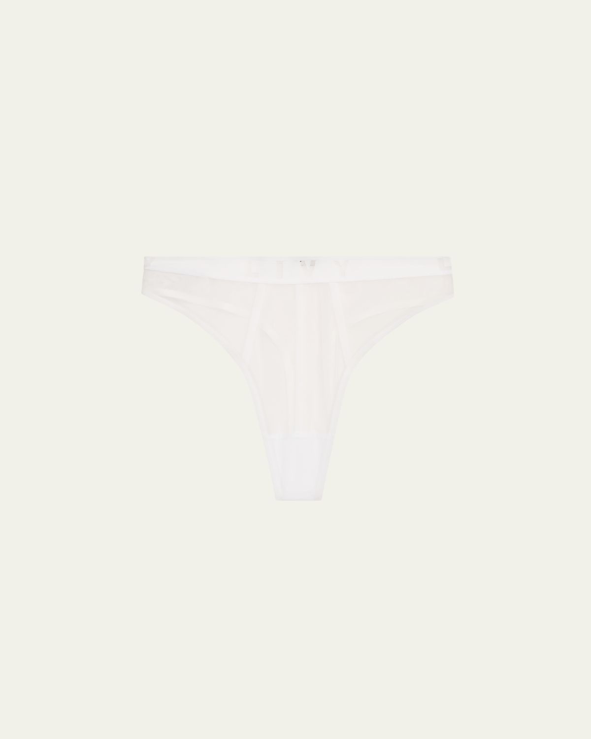Livy Blue Monday Stretch Tulle Tanga