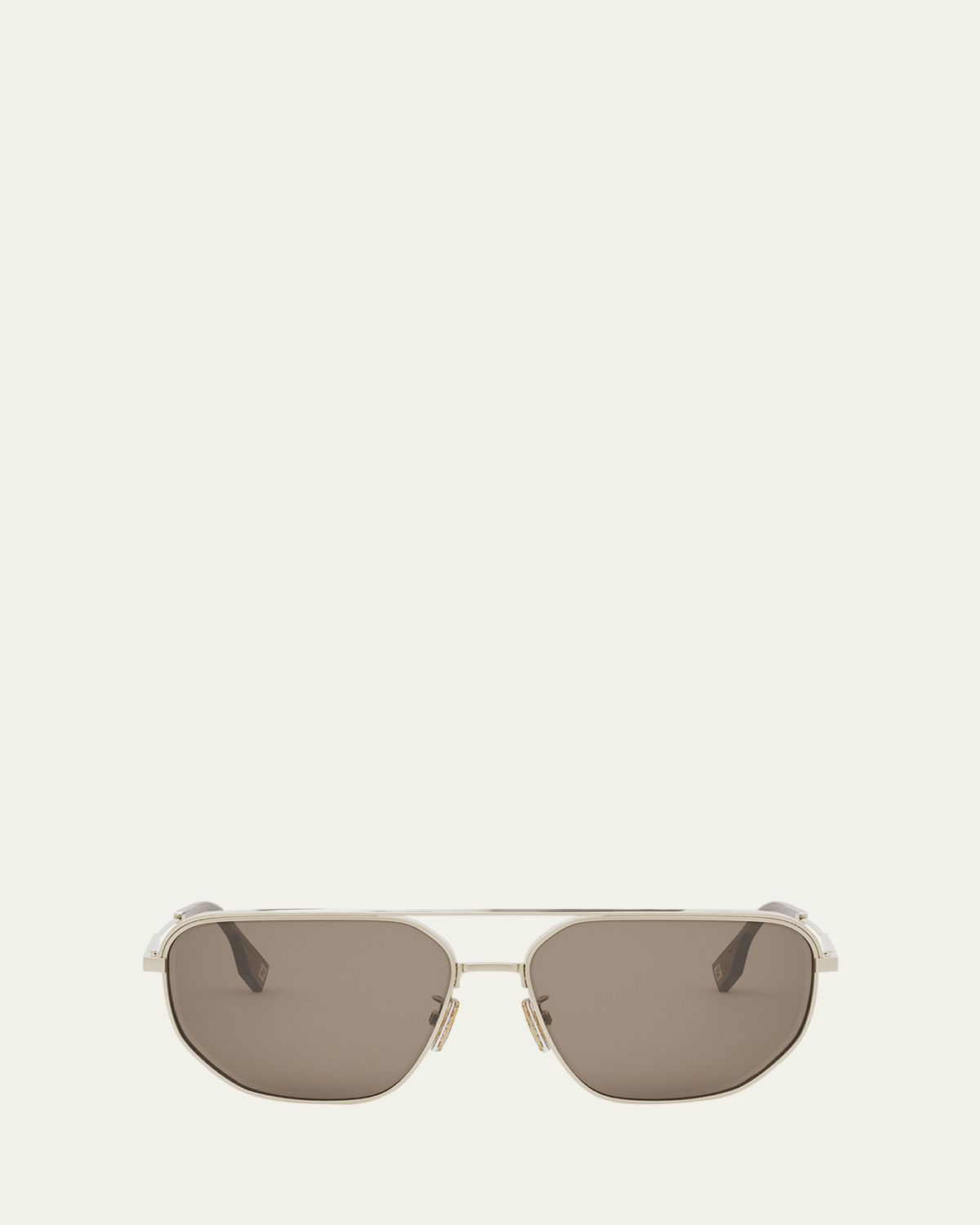 Fendi Men's  Travel Metal Rectangle Sunglasses