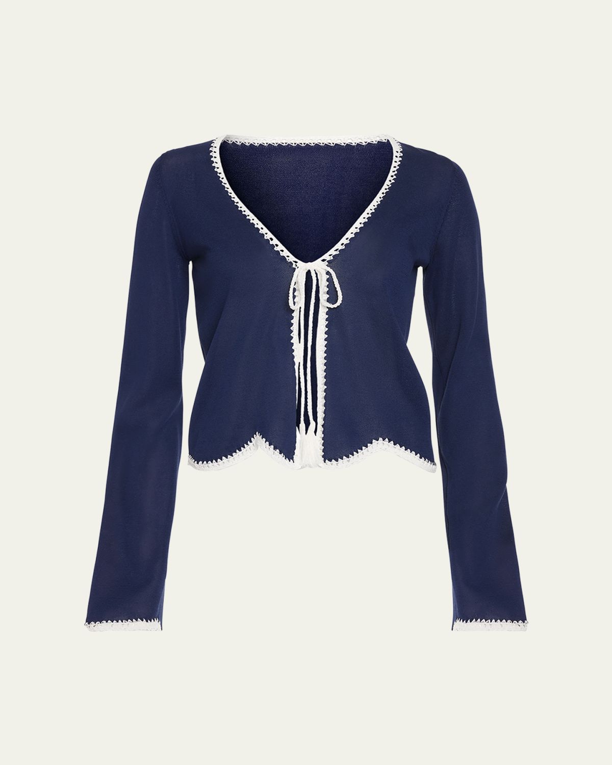 Ramy Brook Tara Crochet-Trim Cardigan | Thumbnail 5 Ramy Brook Tara Crochet-Trim Cardigan | Thumbnail 5