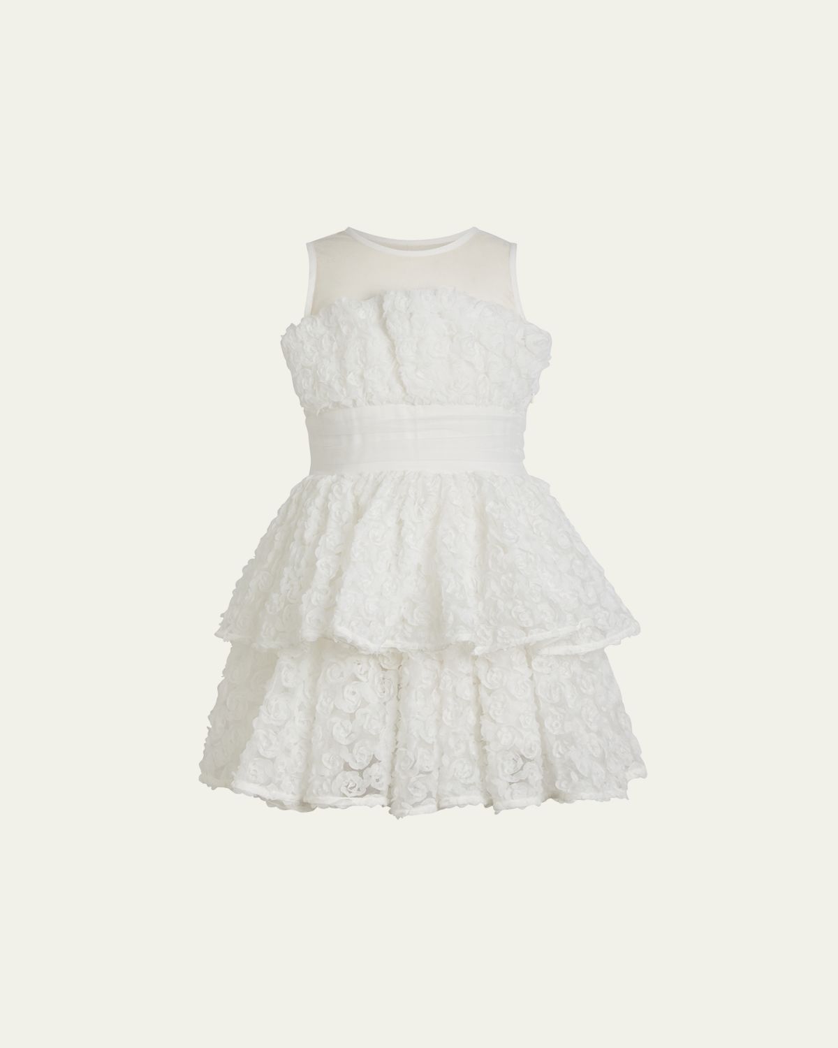 Bardot Junior Girl's Rosette Mini Tulle Dress, Size 4-16