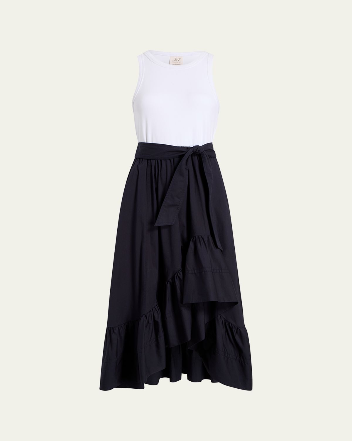 Cinq a Sept Zayla Two-Tone Midi Dress | Thumbnail 4 Cinq a Sept Zayla Two-Tone Midi Dress | Thumbnail 4