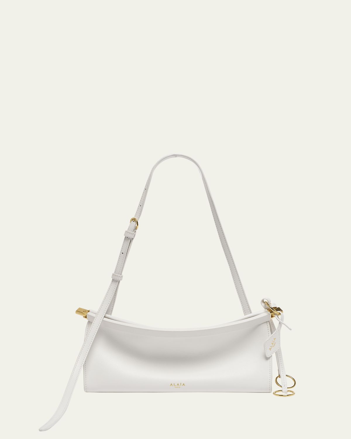 ALAÏA Le Click Small Shoulder Bag in Glossy Leather | Thumbnail 10