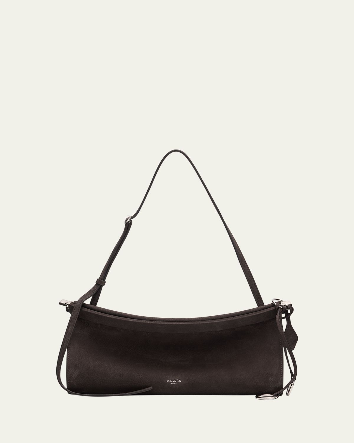 ALAÏA Le Click Medium Shoulder Bag in Suede | Thumbnail 10 ALAÏA Le Click Medium Shoulder Bag in Suede | Thumbnail 10