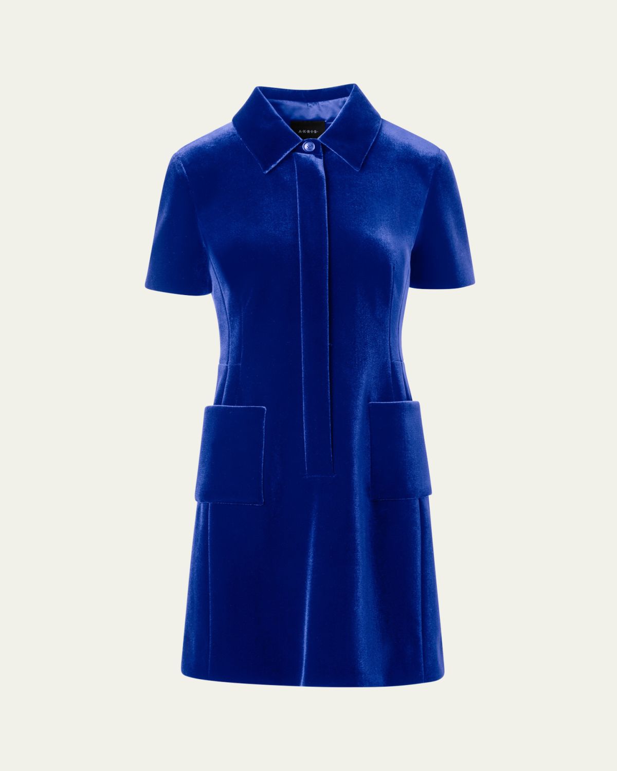 Akris Velvet Patch Pocket Dress