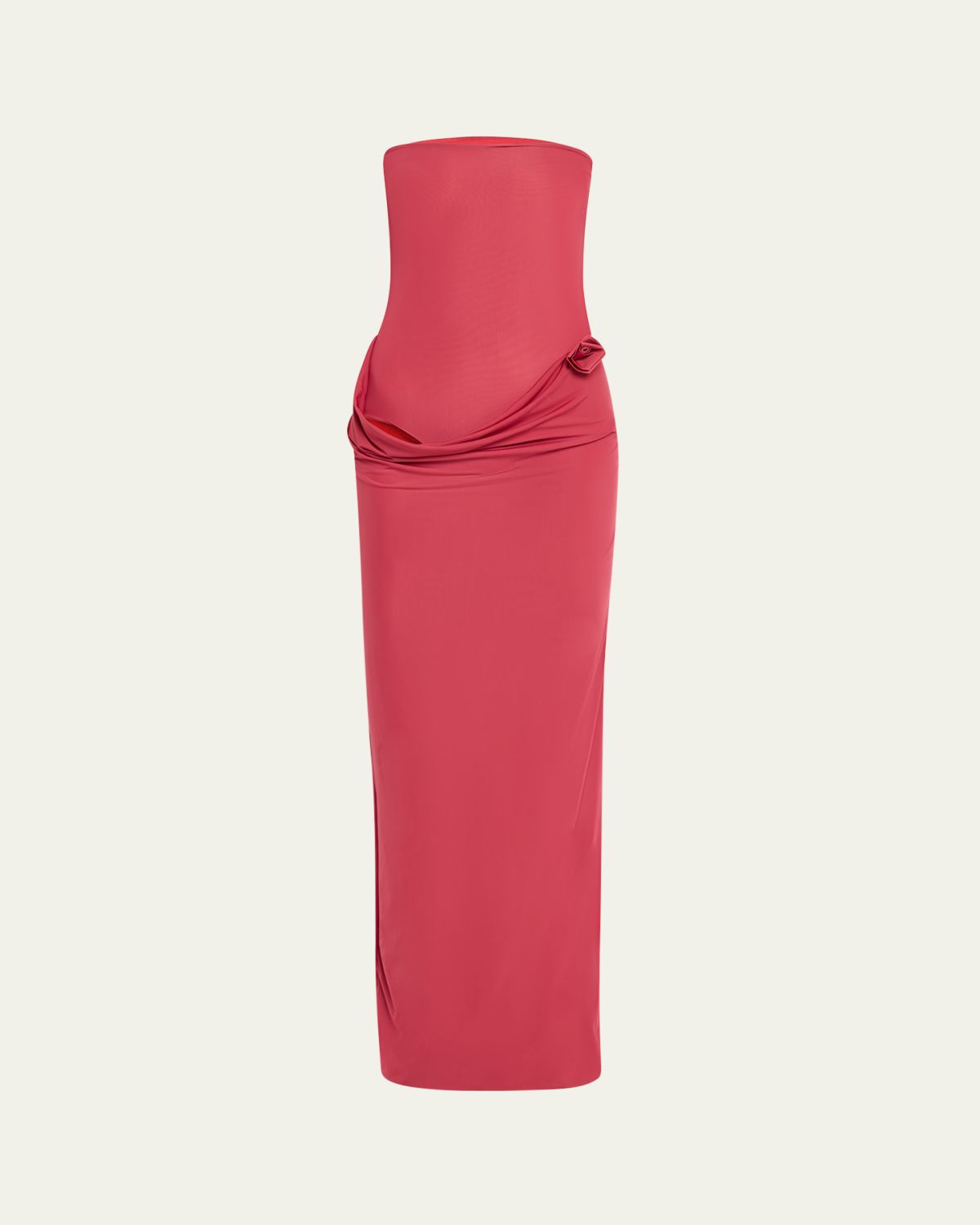 MAYGEL CORONEL Campano Strapless Maxi Dress