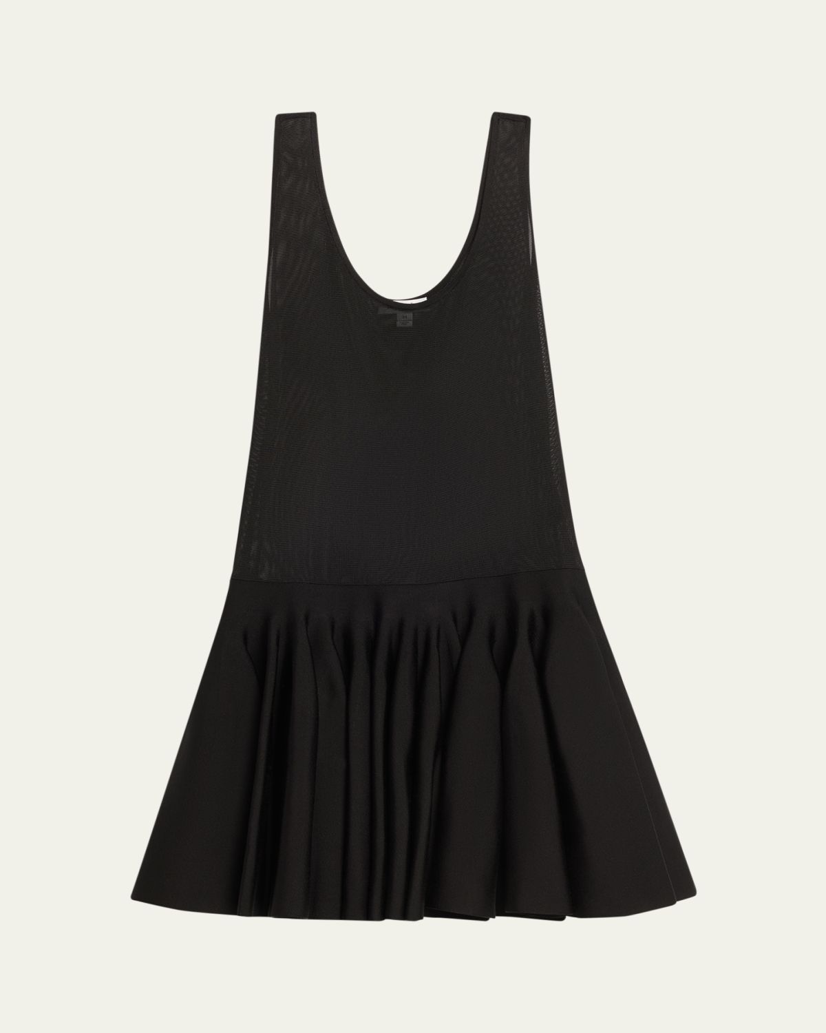 ALAIA Sleeveless Drop-Waist Flared Skirt Mini Dress | Thumbnail 10 ALAIA Sleeveless Drop-Waist Flared Skirt Mini Dress | Thumbnail 10