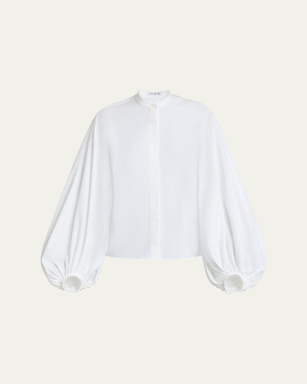 ALAIA Puff Sleeve Button Down Blouse | Thumbnail 6