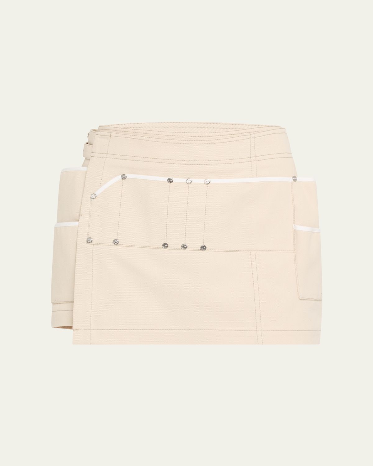 Jane Wade Wrap Toolbelt Mini Skirt