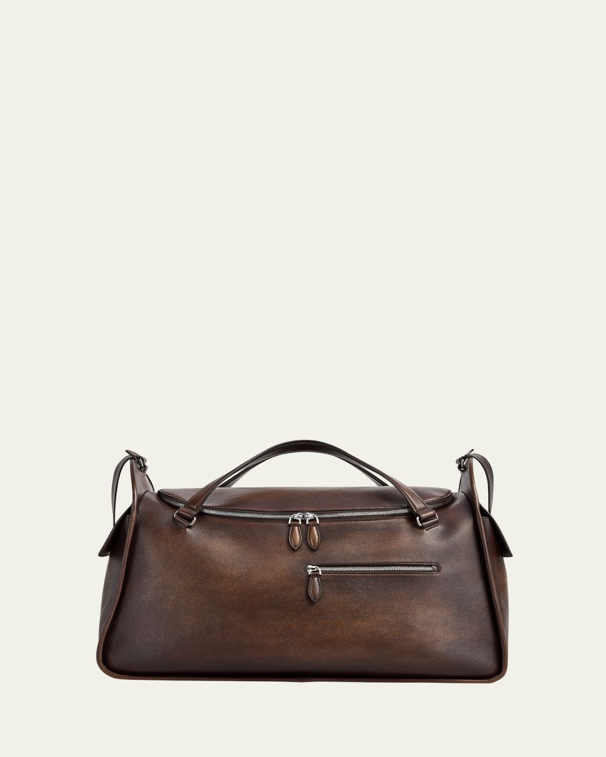 Berluti Men's Periple Leather Weekender Bag