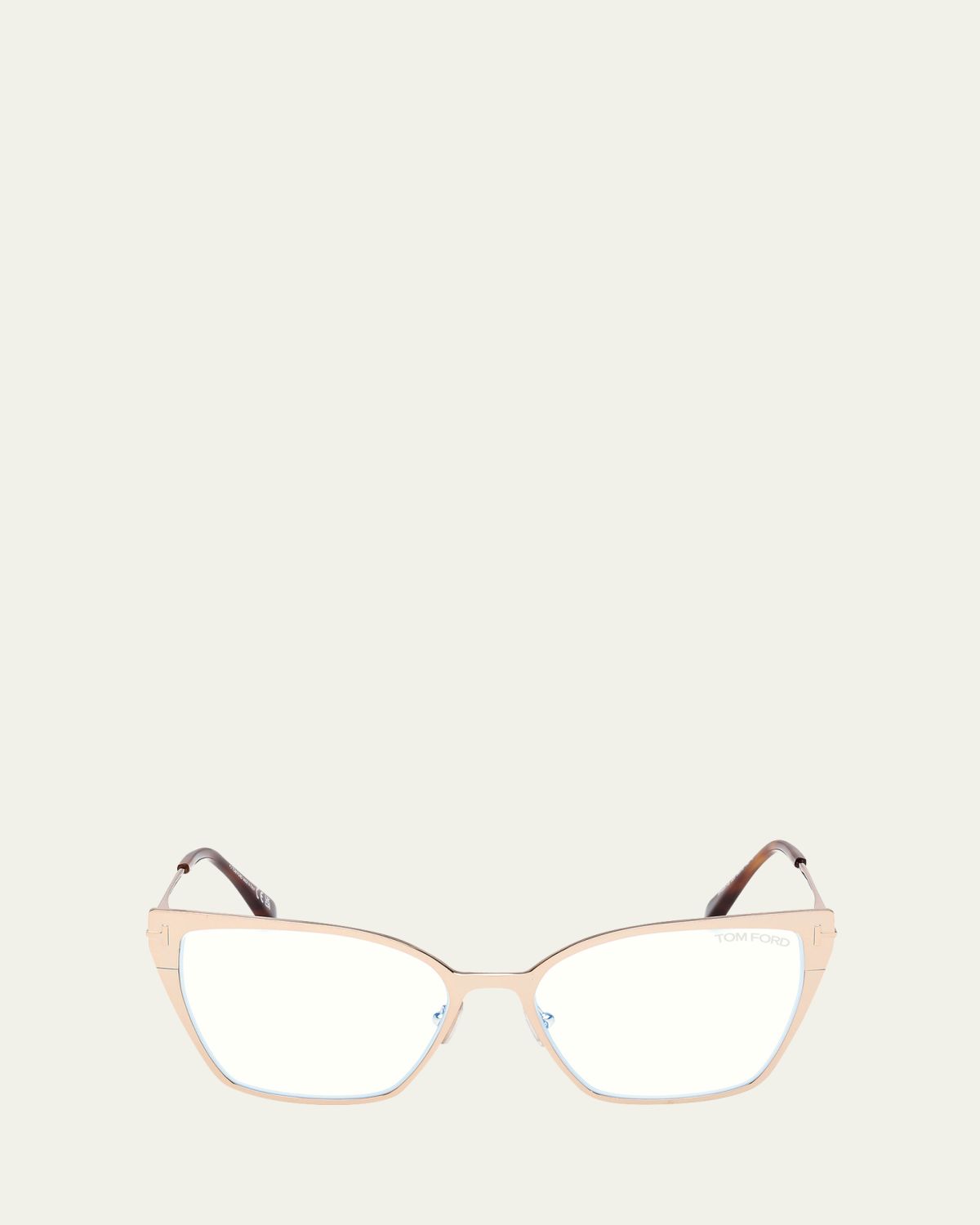 TOM FORD Butterfly Blue Block Optical Frames