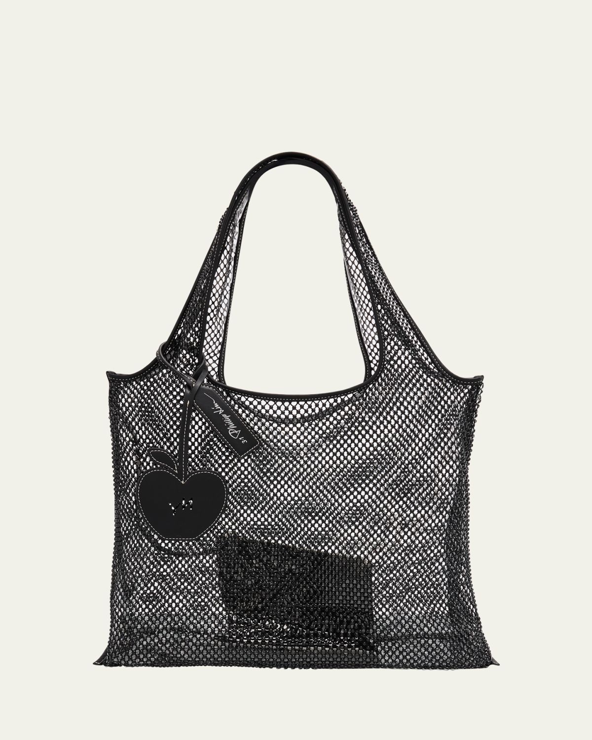 3.1 Phillip Lim Embellished Mesh Market Tote Bag