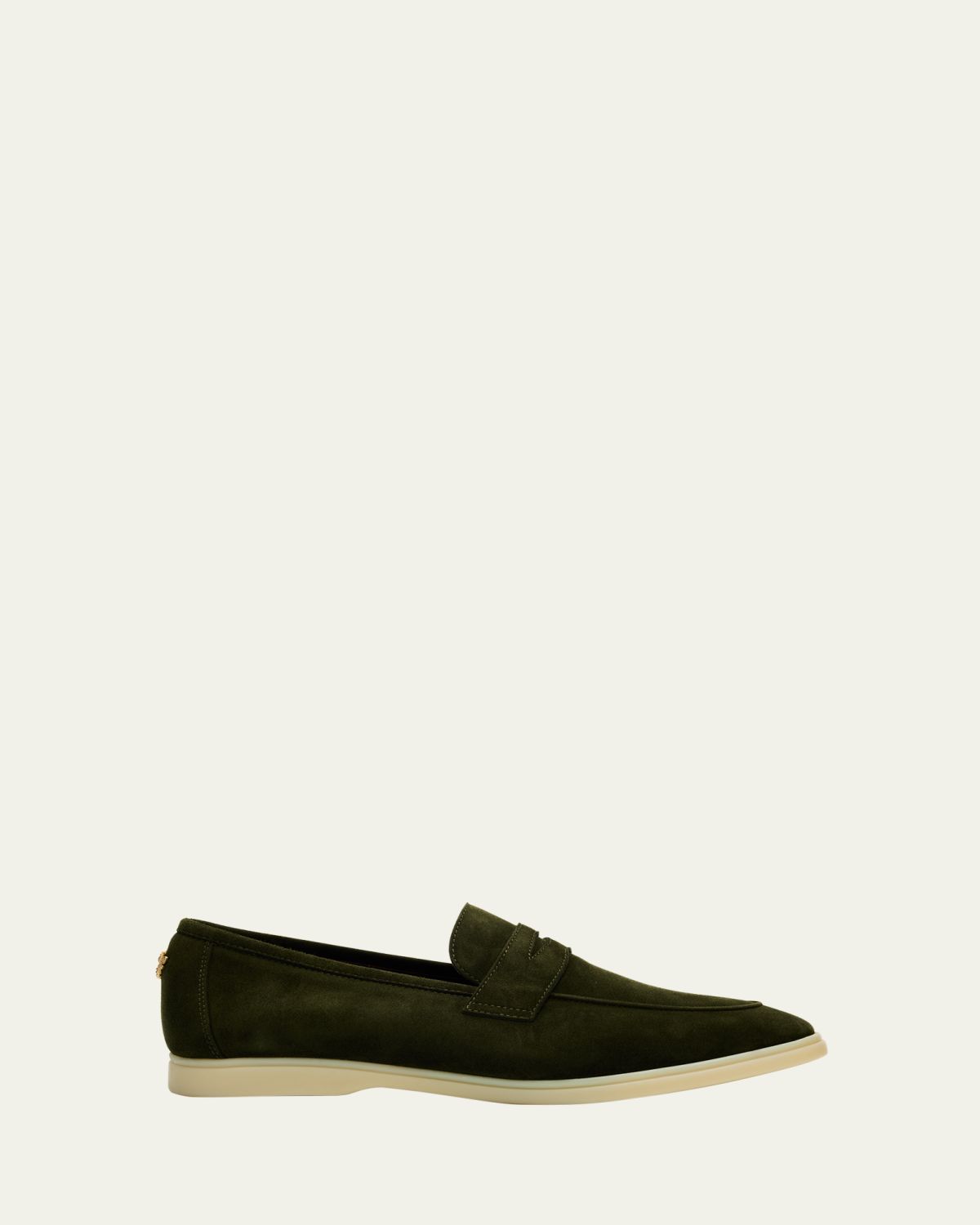 Bougeotte Loisir Gomme Suede Penny Loafers