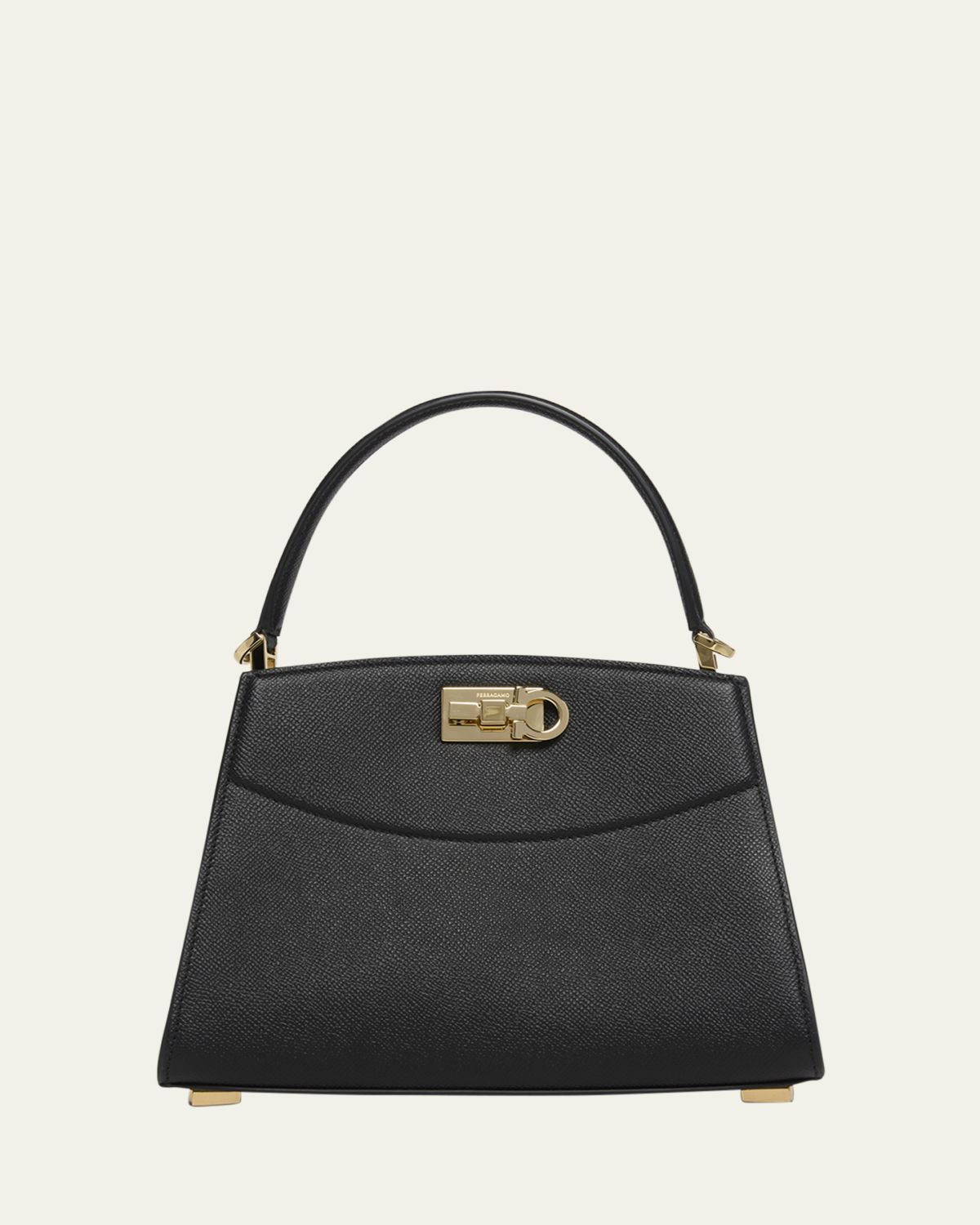 Ferragamo The New Studio Small Box Leather Top-Handle Bag