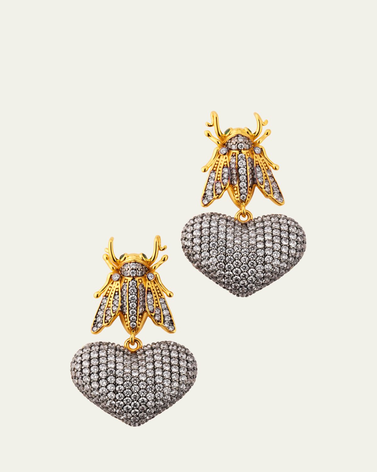 Begum Khan Baby Bee Mon Amour Dangle Earrings
