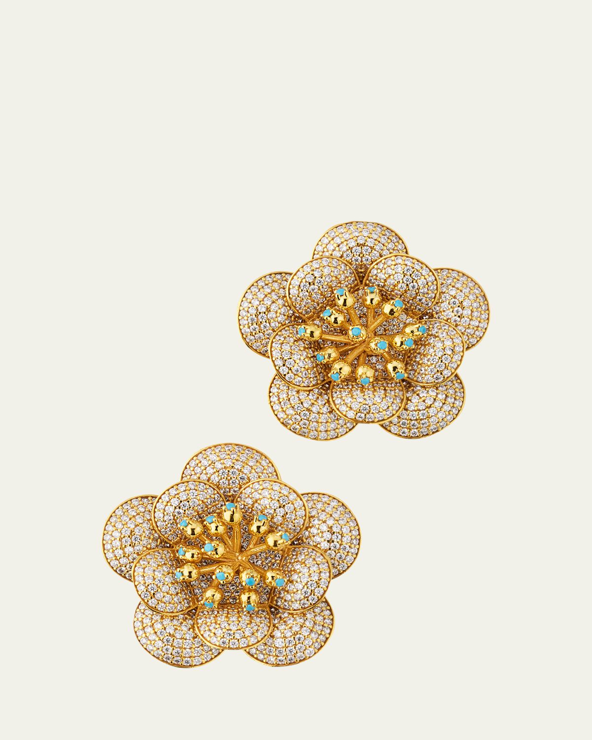 Begum Khan Carnation Stud Earrings | Thumbnail 5 Begum Khan Carnation Stud Earrings | Thumbnail 5