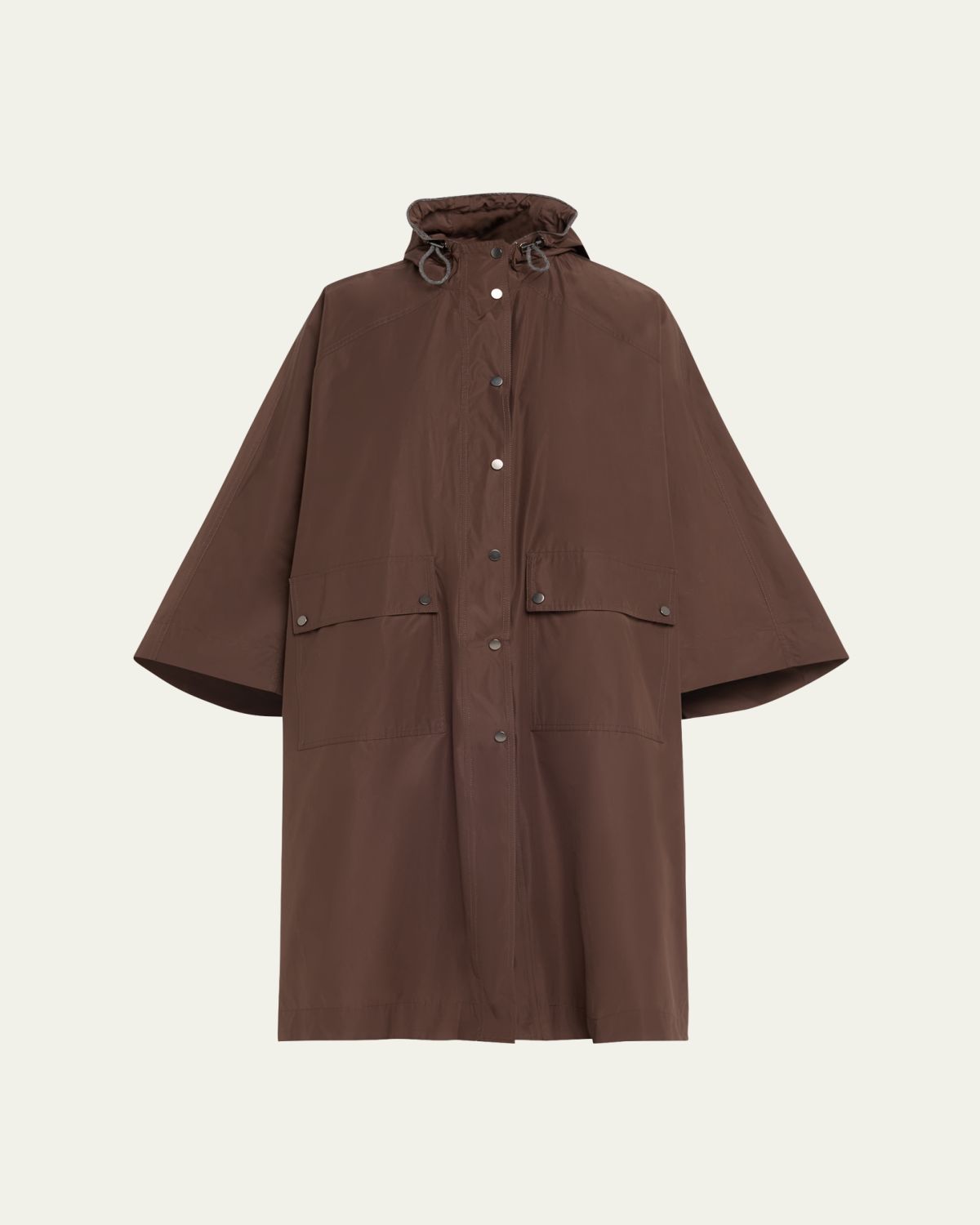 Brunello Cucinelli Hooded Water-Resistant Taffeta Jacket