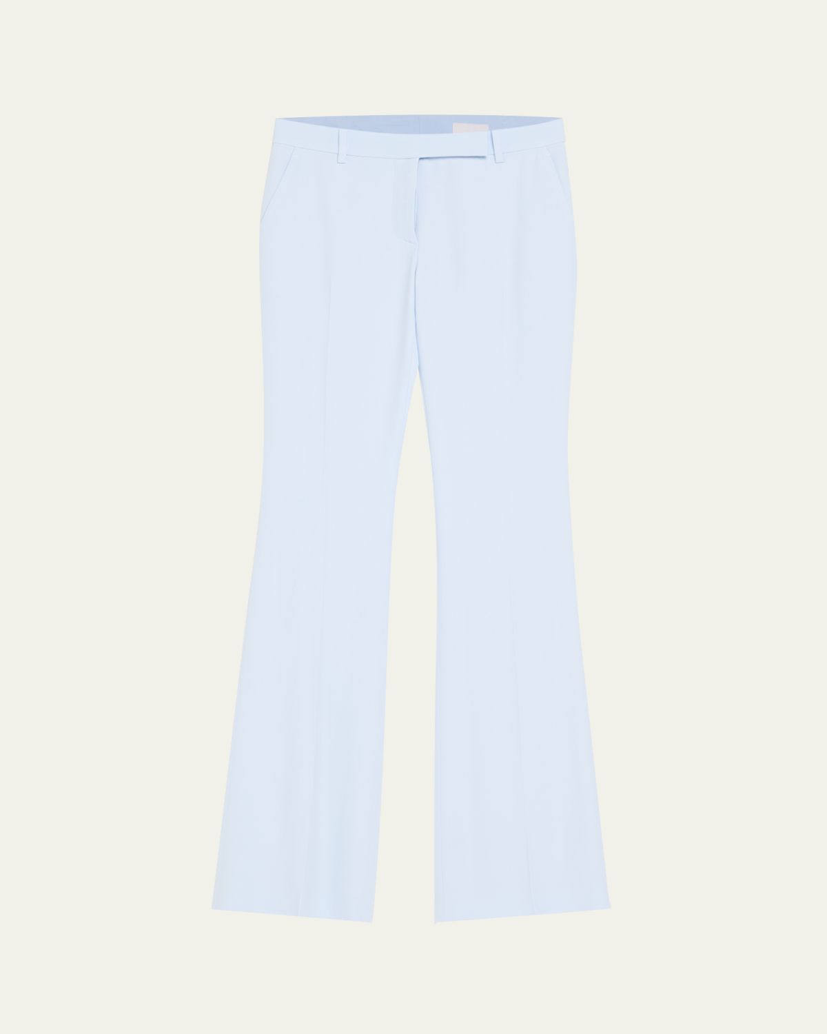 McQueen Bootcut Leaf Crepe Pants