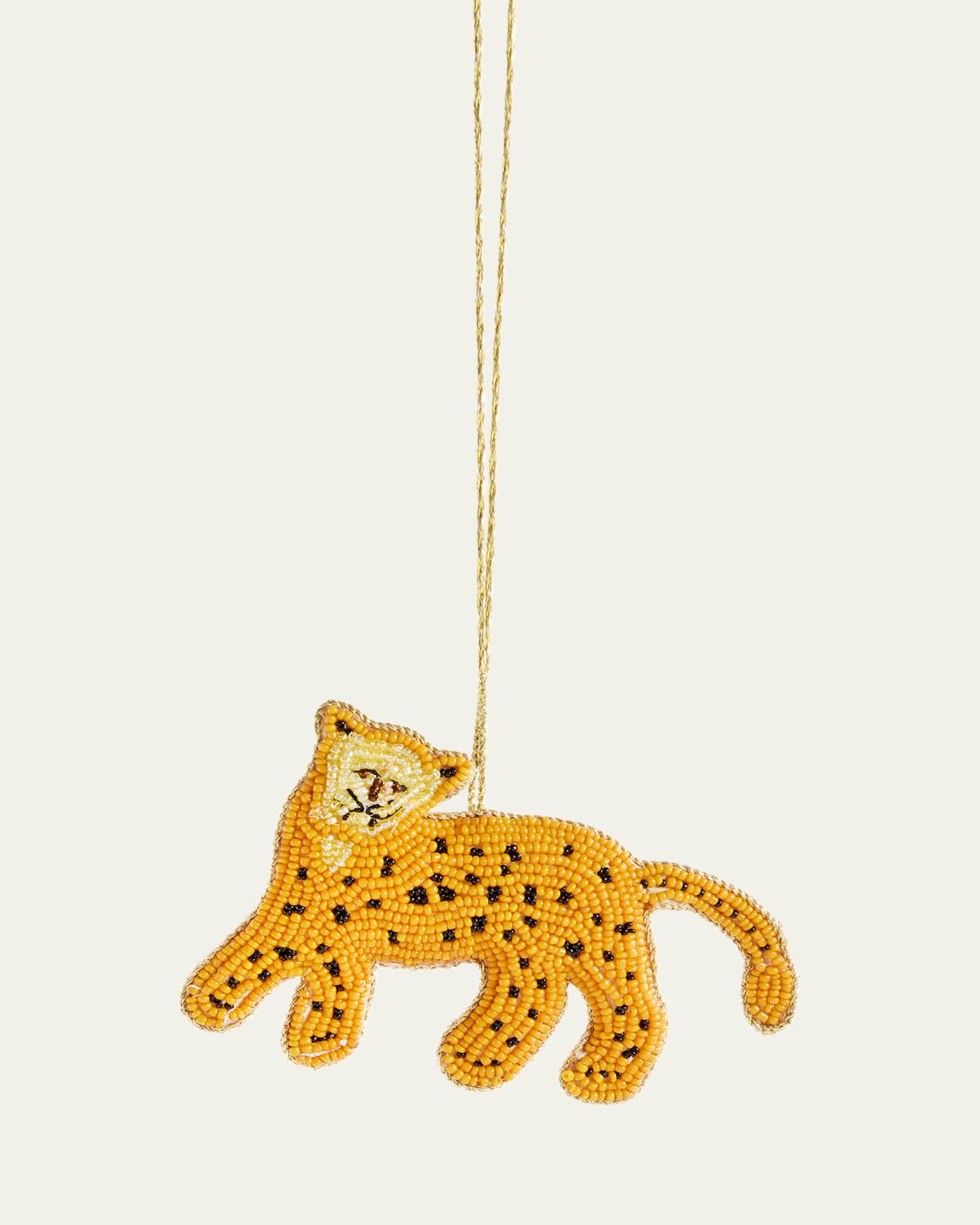 Sudha Pennathur Cheetah Christmas Ornament