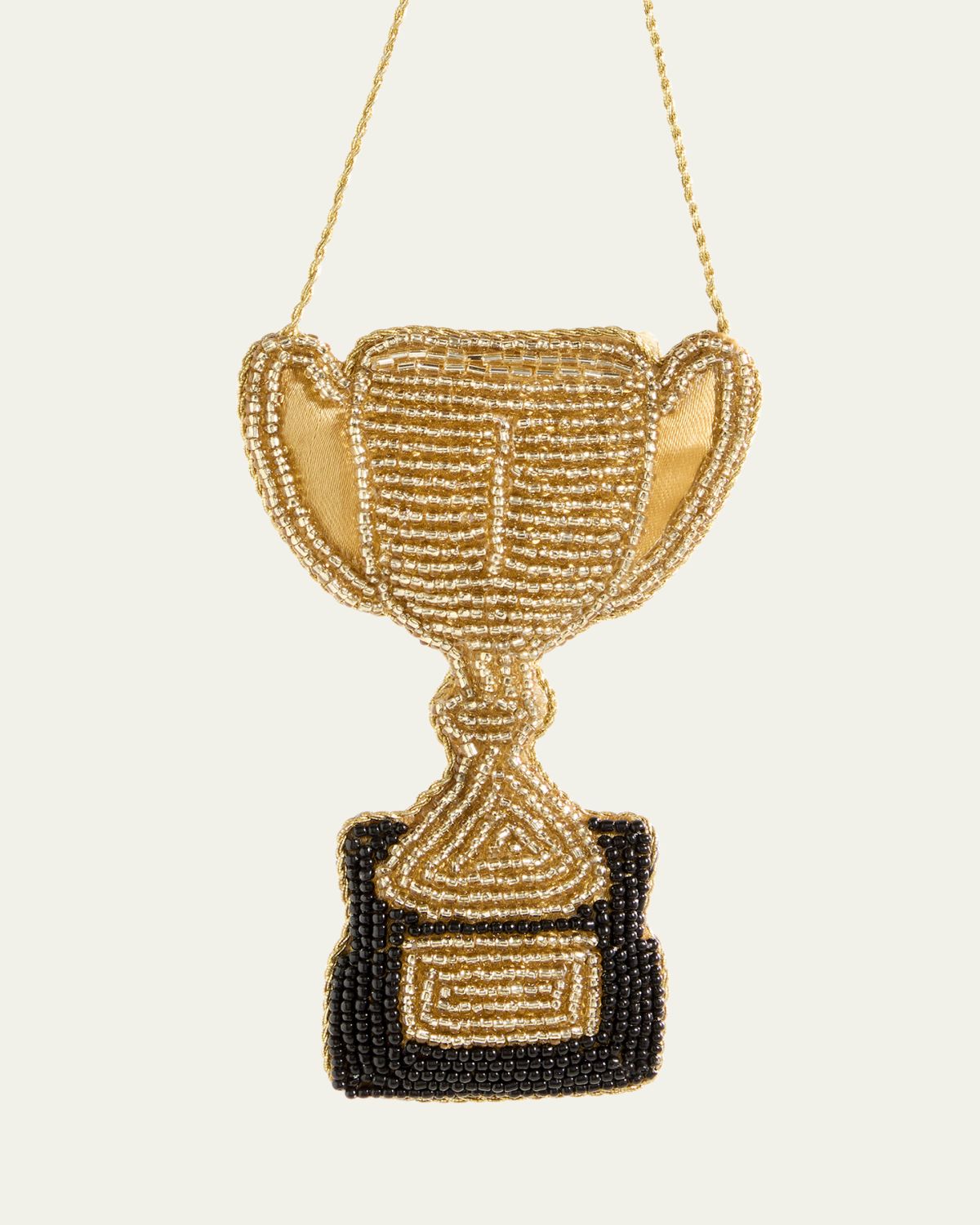 Sudha Pennathur Beaded Trophy Christmas Ornament