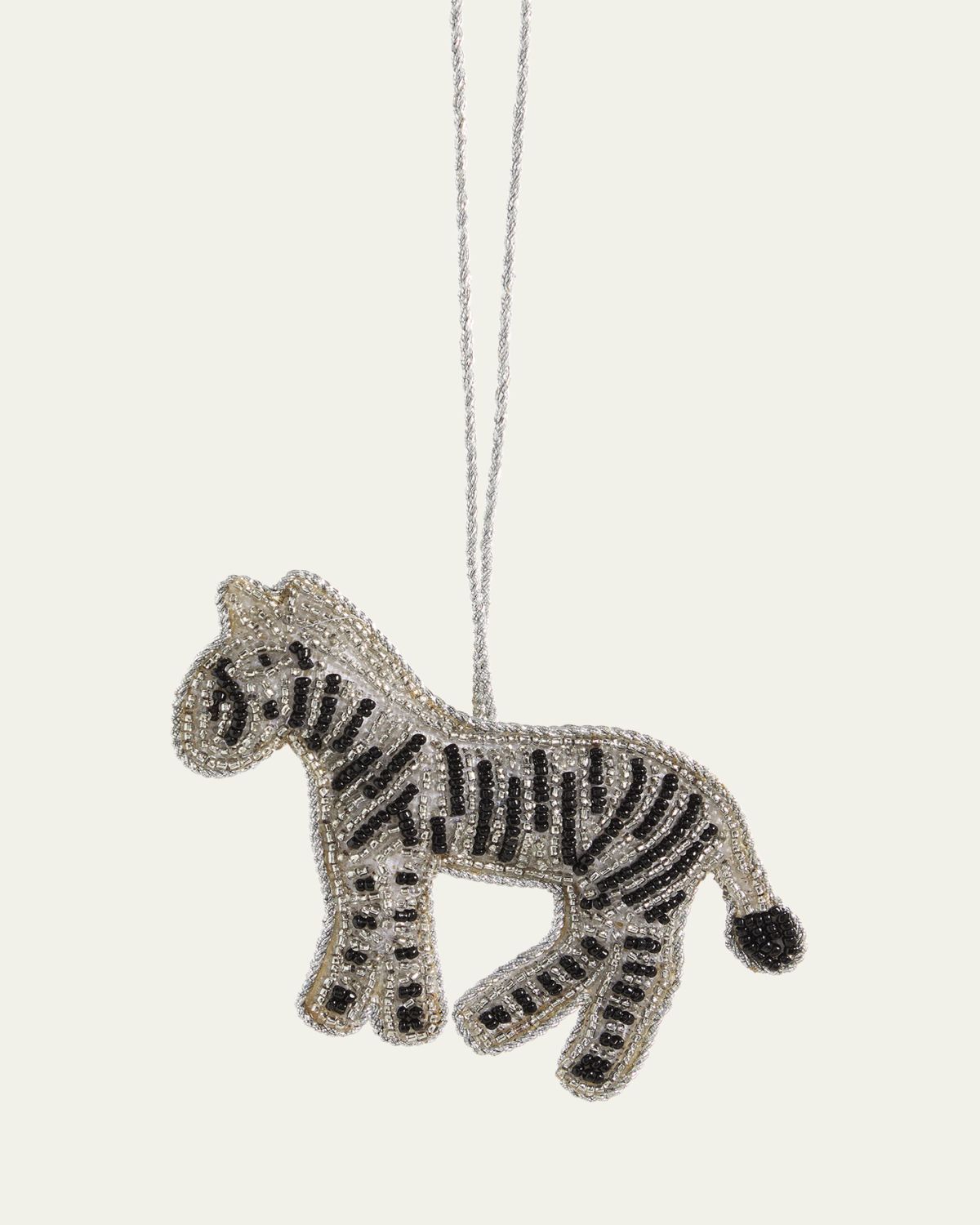 Sudha Pennathur Zebra Christmas Ornament