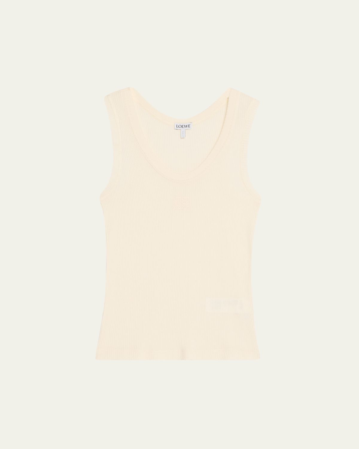 Loewe Anagram Logo Ribbed Tank Top