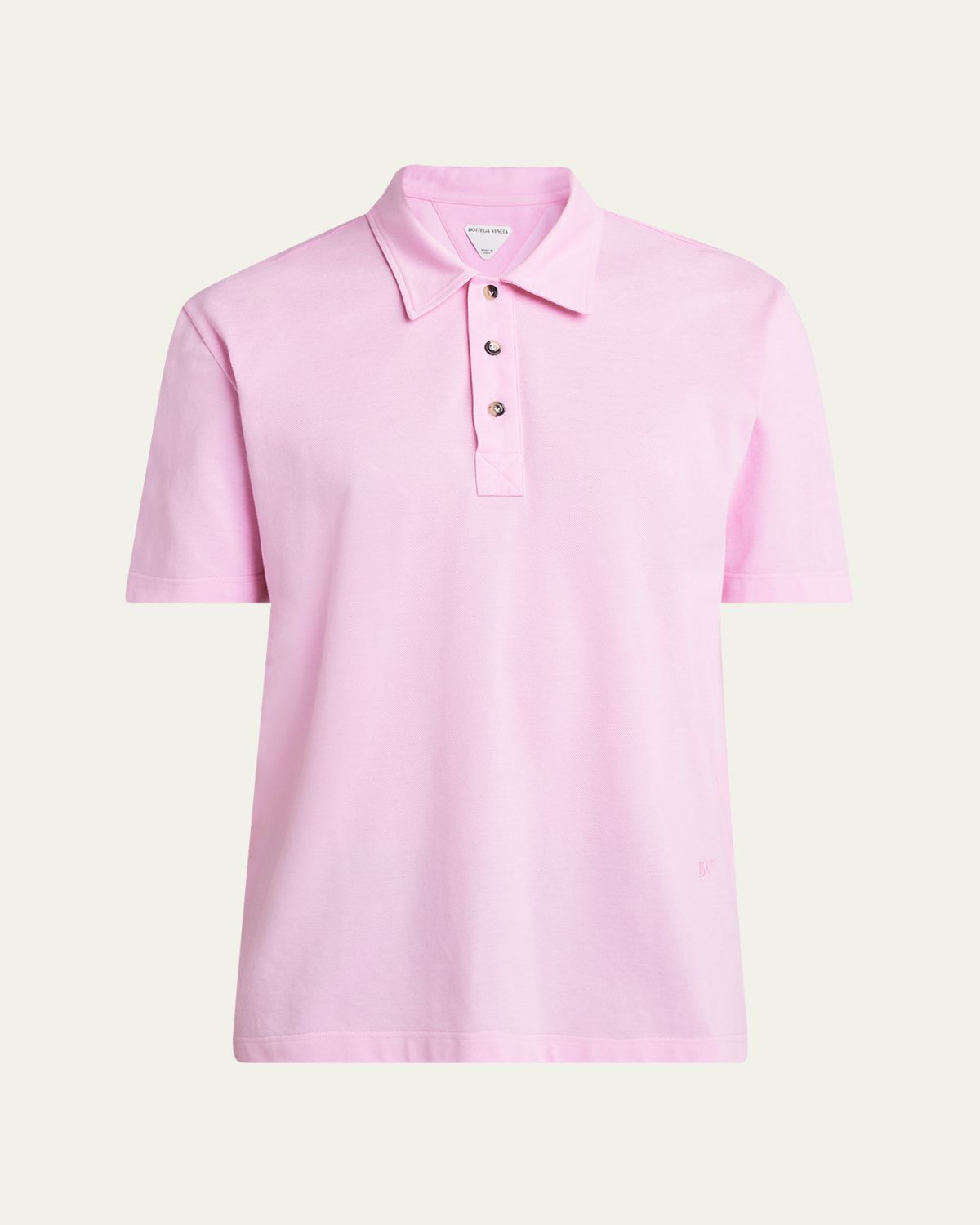 Bottega Veneta Men's Pique Classic Polo Shirt