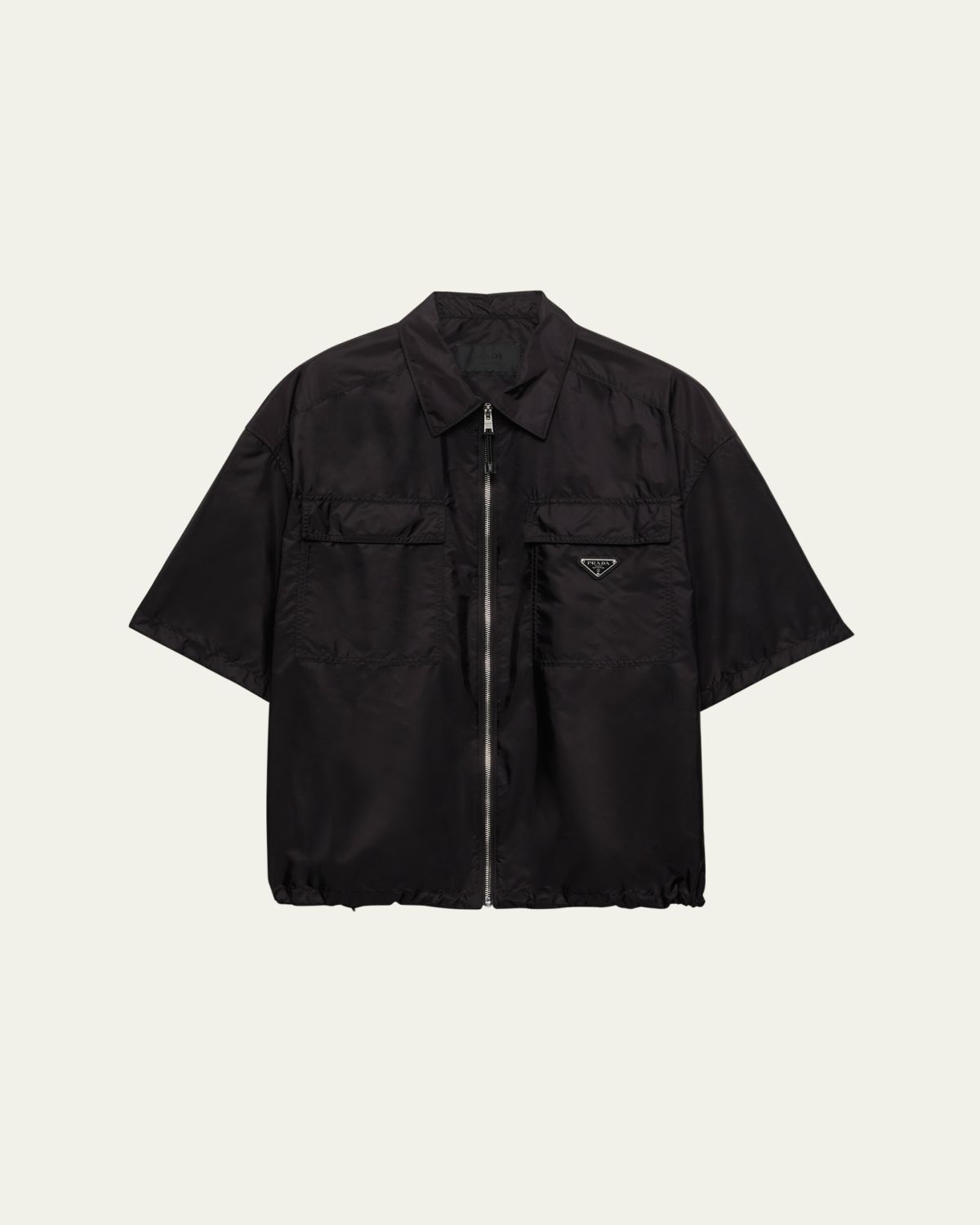 Prada Men's Re-Nylon Zip-Up Shirt
