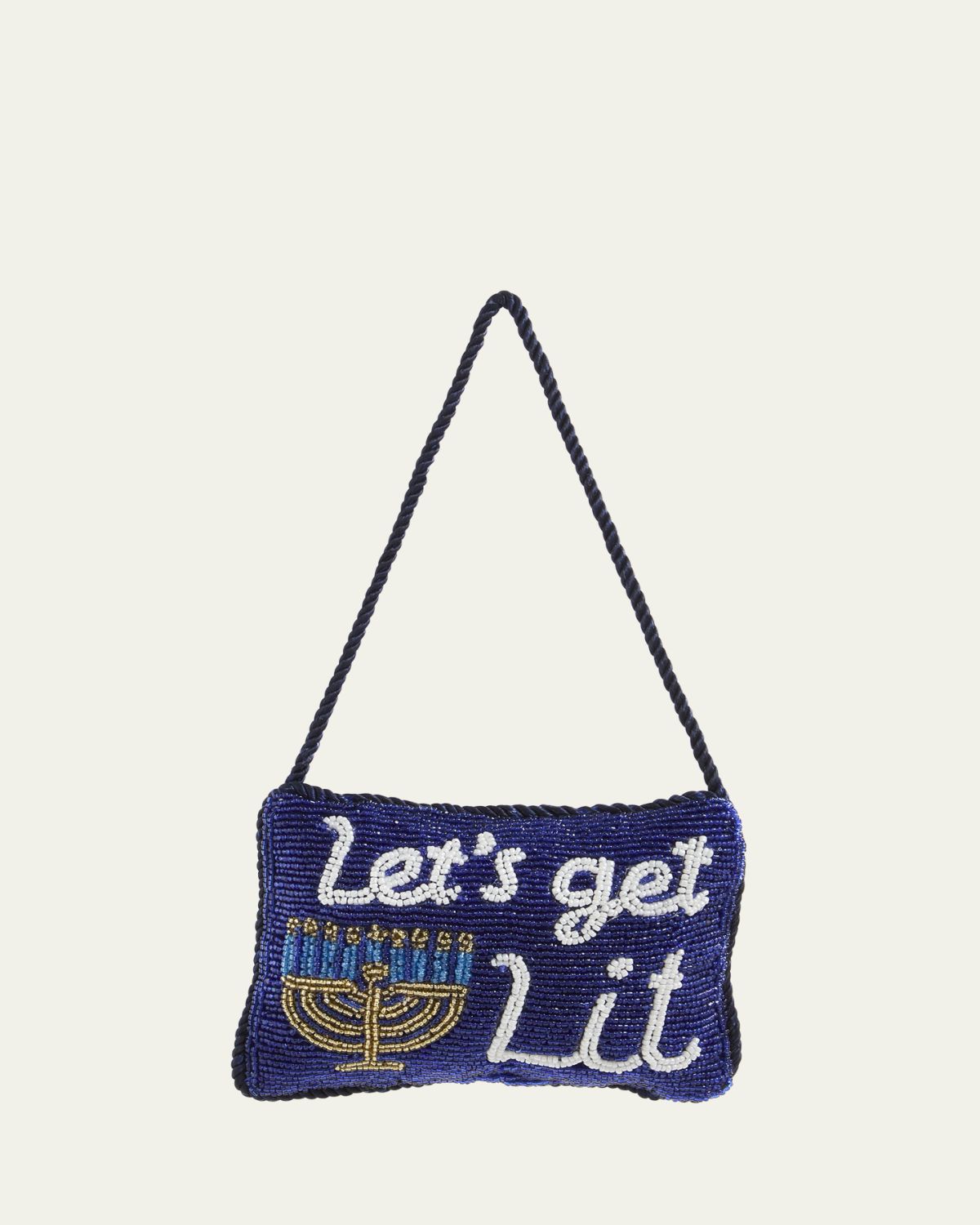 Sudha Pennathur Let's Get Lit Menorah Doorknocker