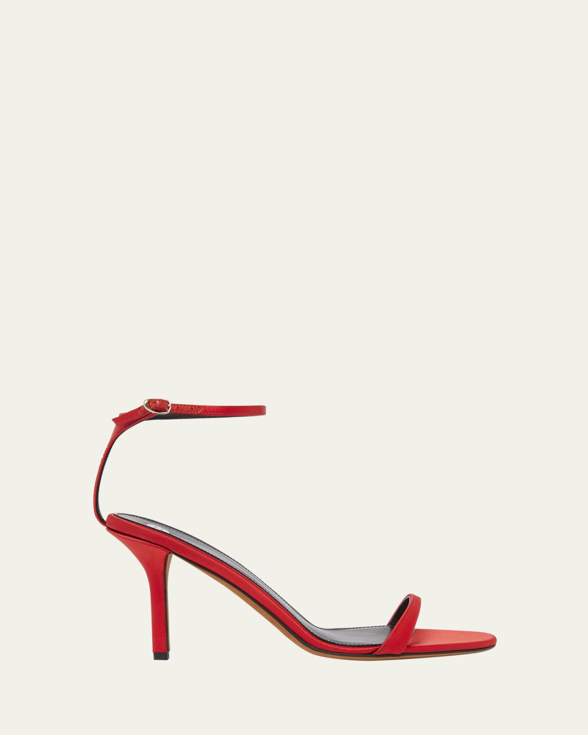Proenza Schouler Slash Satin Ankle-Strap Sandals