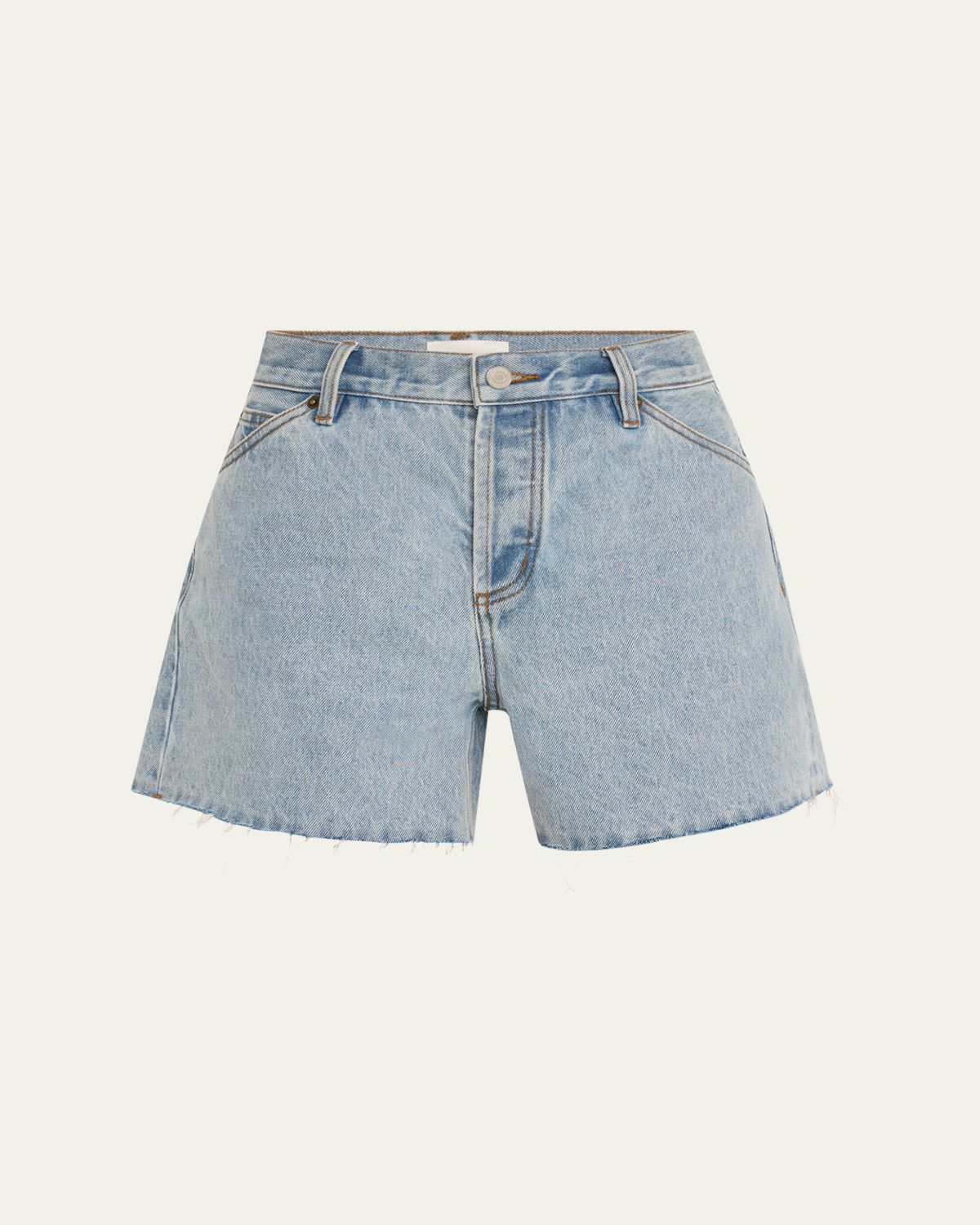 Still Here Cut-Off Denim Shorts