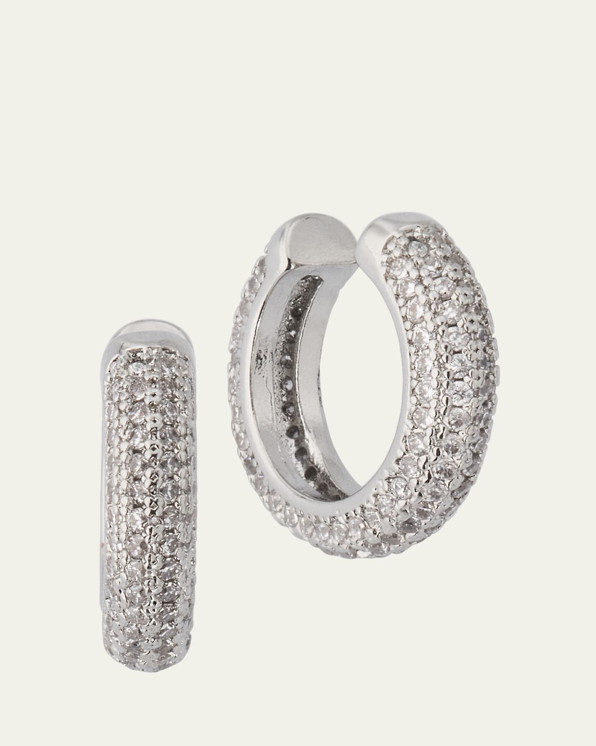 Shashi Micro Pave Ear Cuff, Set of 2