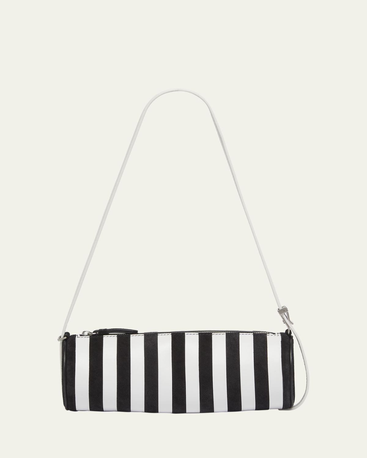 Proenza Schouler Silo Striped Napa Leather Shoulder Bag
