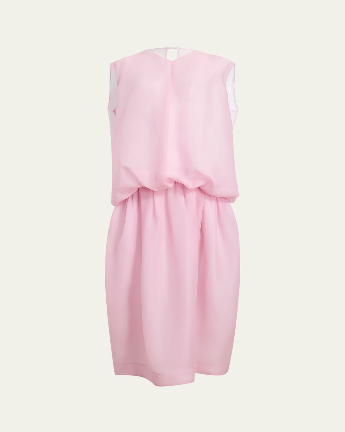 Khaite Noah V-Neck Organza Dress