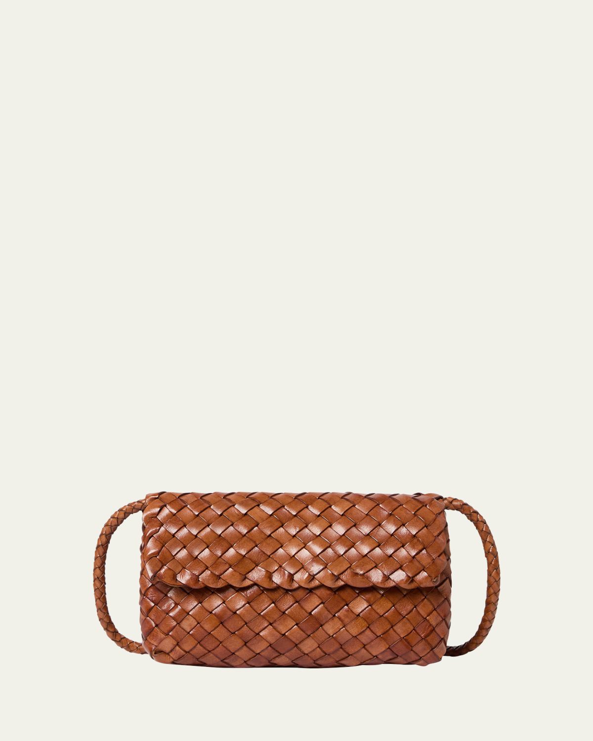 Loeffler Randall Mini Woven Buffalo Leather Crossbody Bag