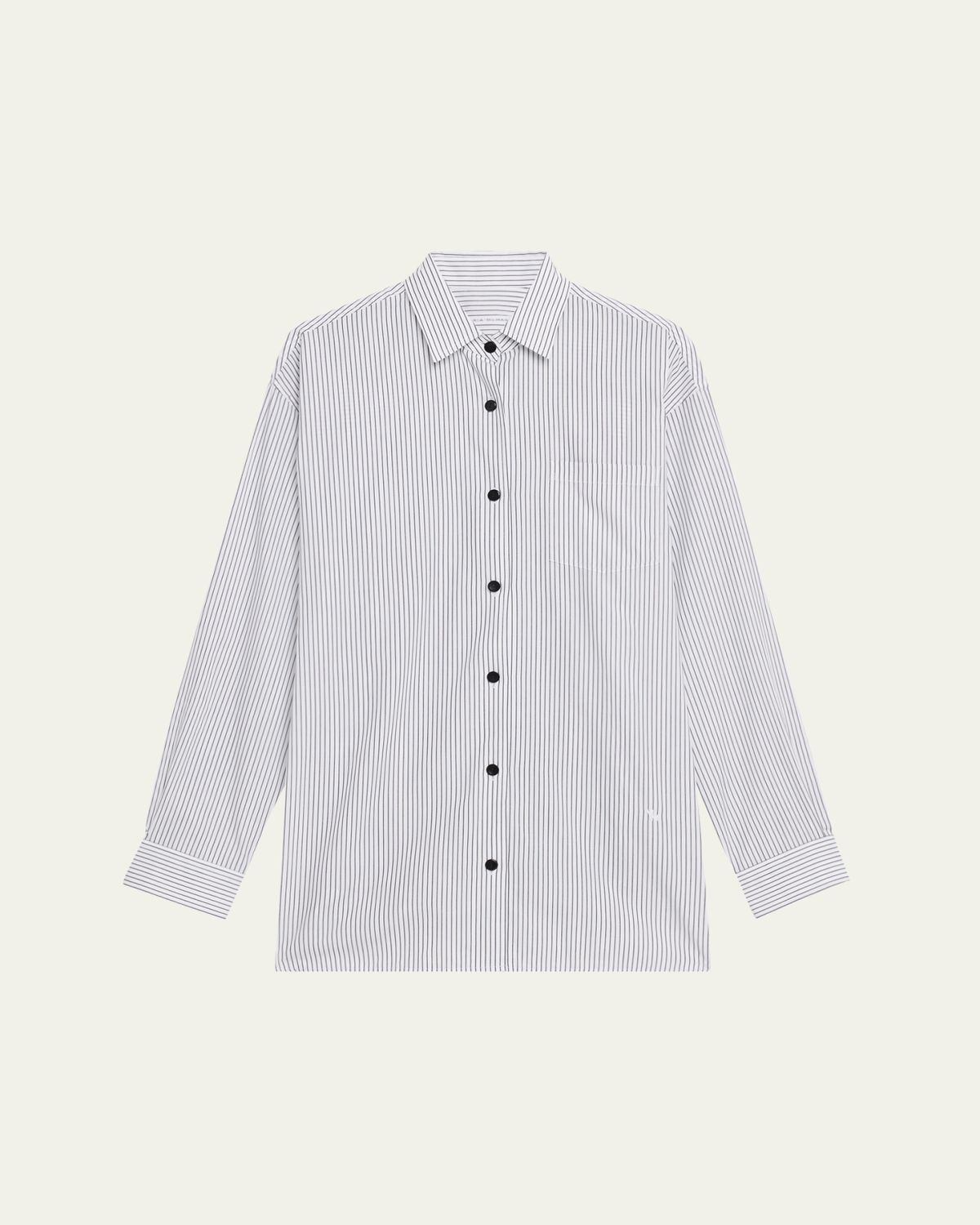 MARIA MCMANUS Striped A-Line Tunic Shirt