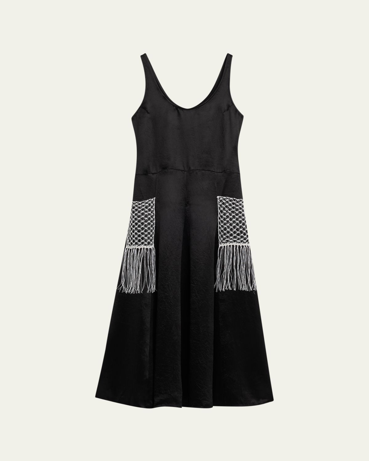 MARIA MCMANUS Sleeveless Godet Long Dress