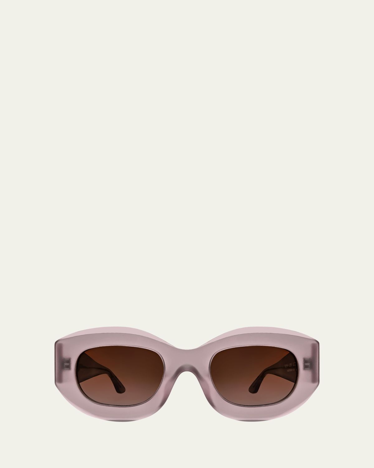 Thierry Lasry Trophy Oval Acetate Sunglasses